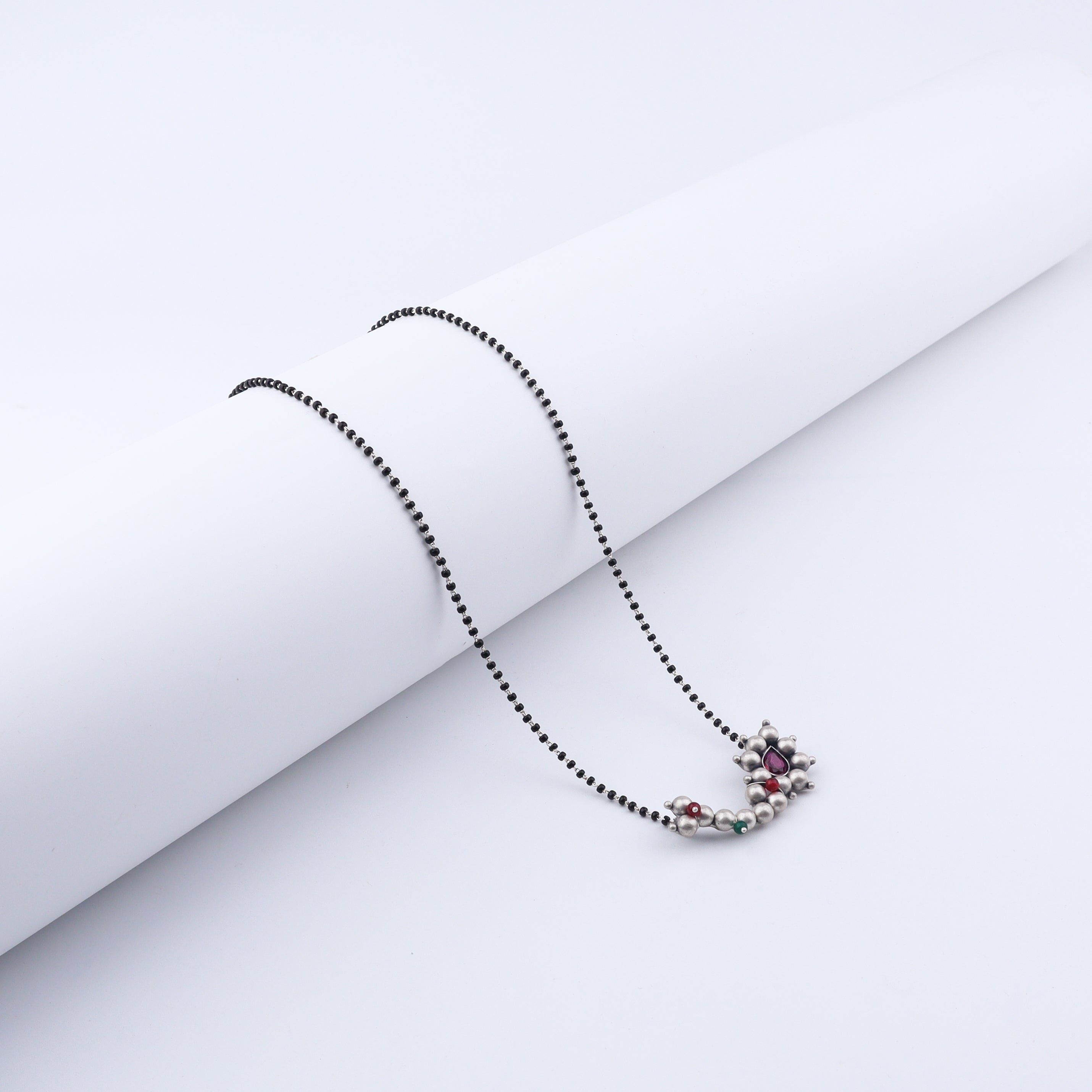 Silver Big Nath Mangalsutra