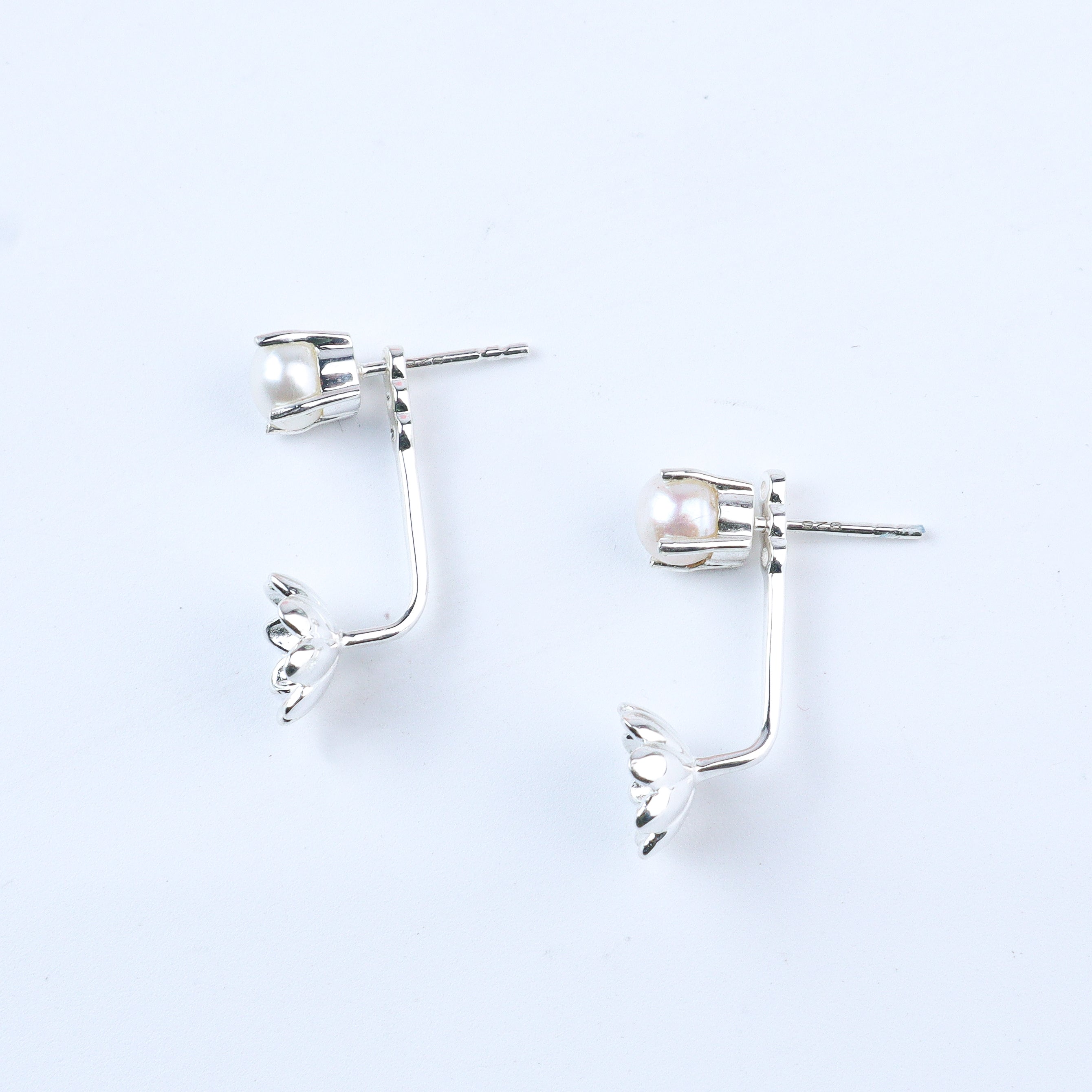 Pearl Flower Jacket Earring
