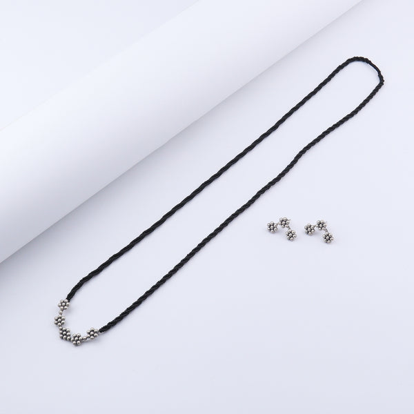 Kudi Basket Long Mangalsutra with Earrings