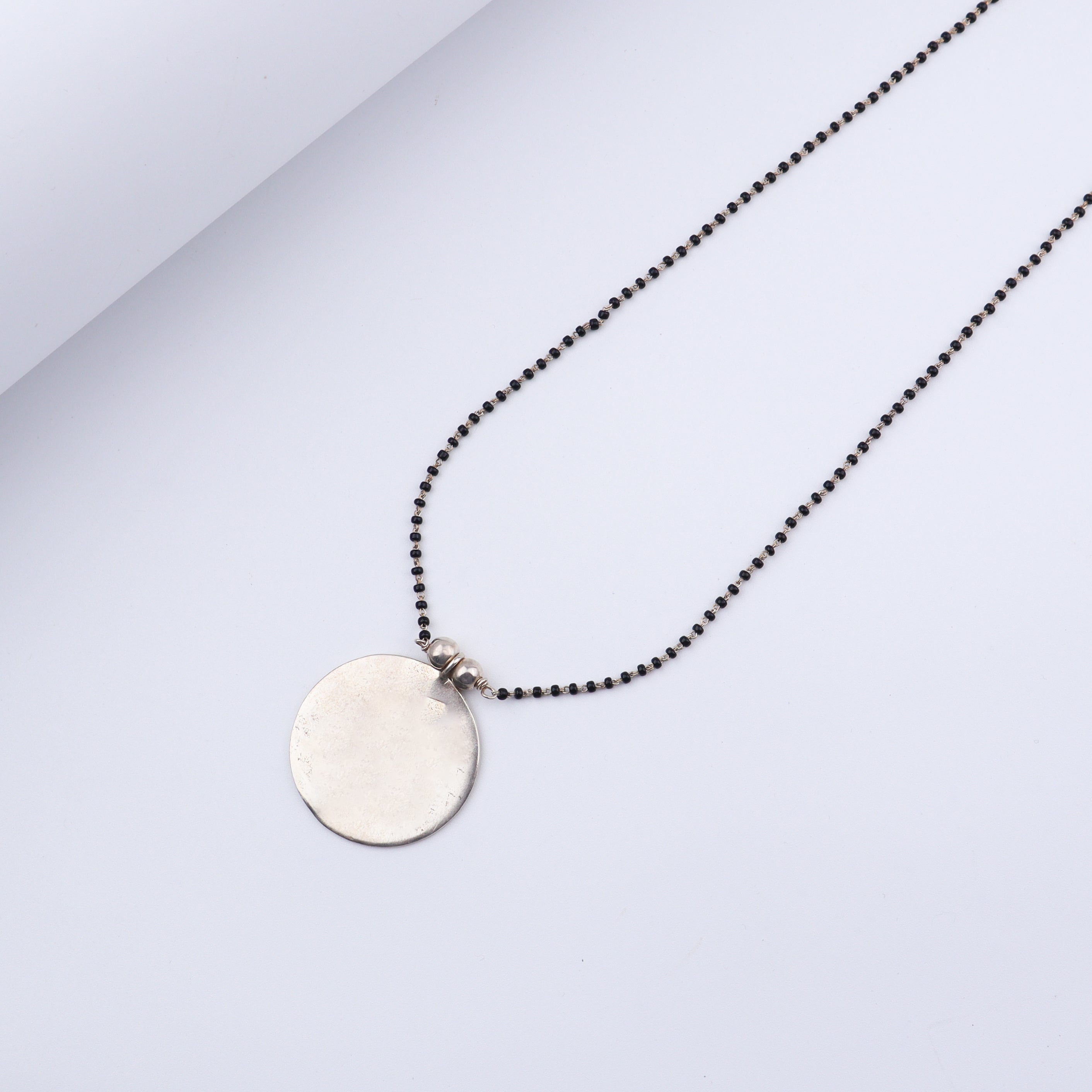 Silver Coin Mangalsutra