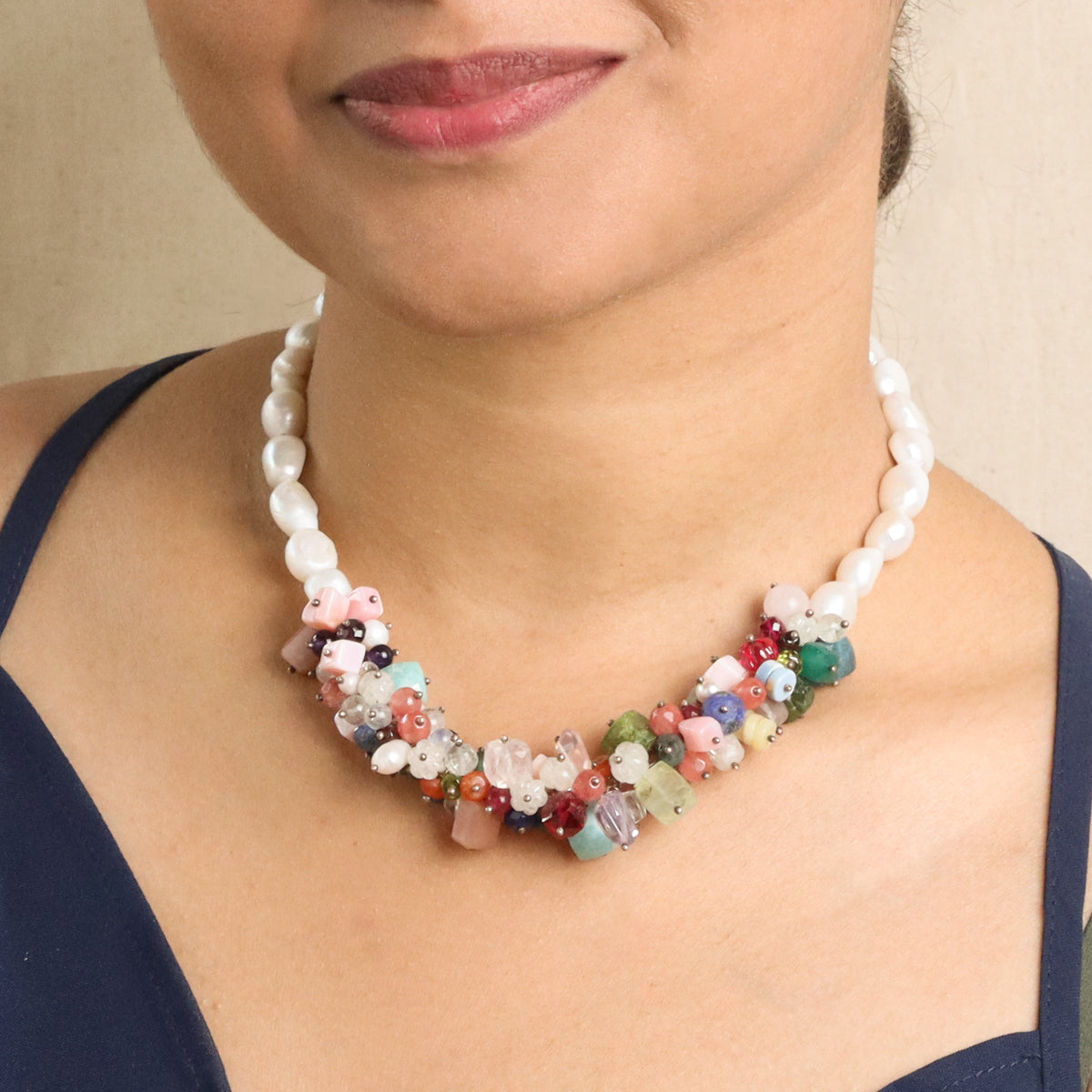Pearl Blossom Necklace