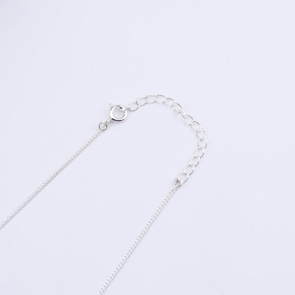 Silver Saaj motif mangalsutra