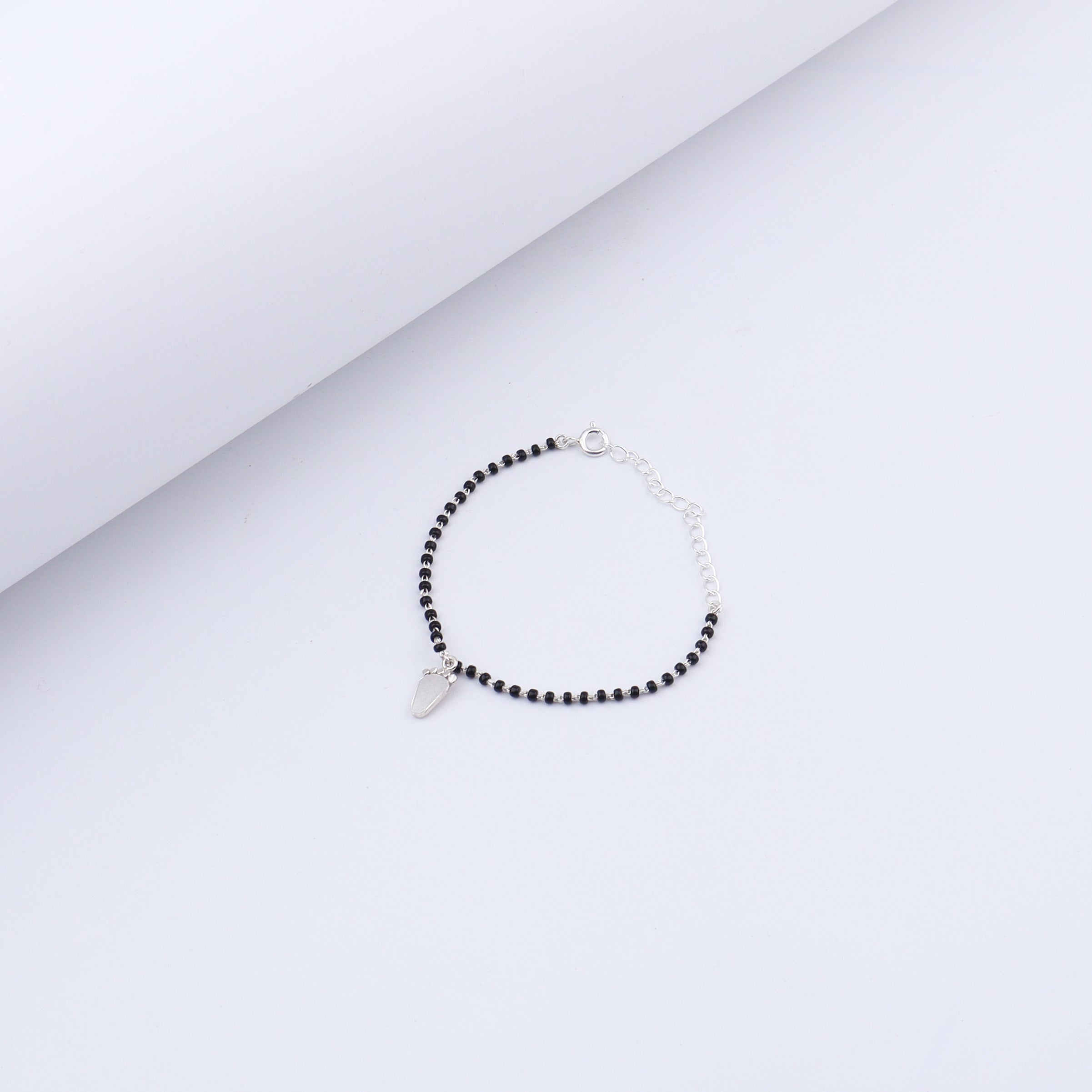 Silver Charm Mangalsutra bracelet