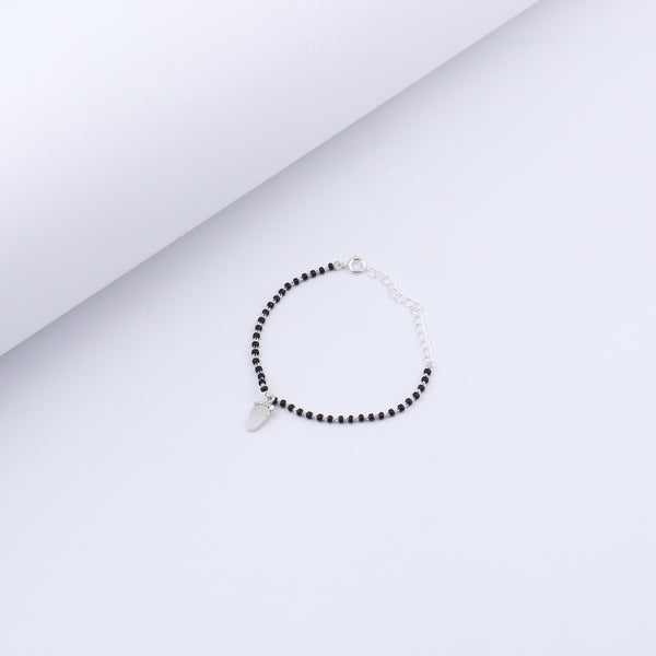 Silver Charm Mangalsutra bracelet