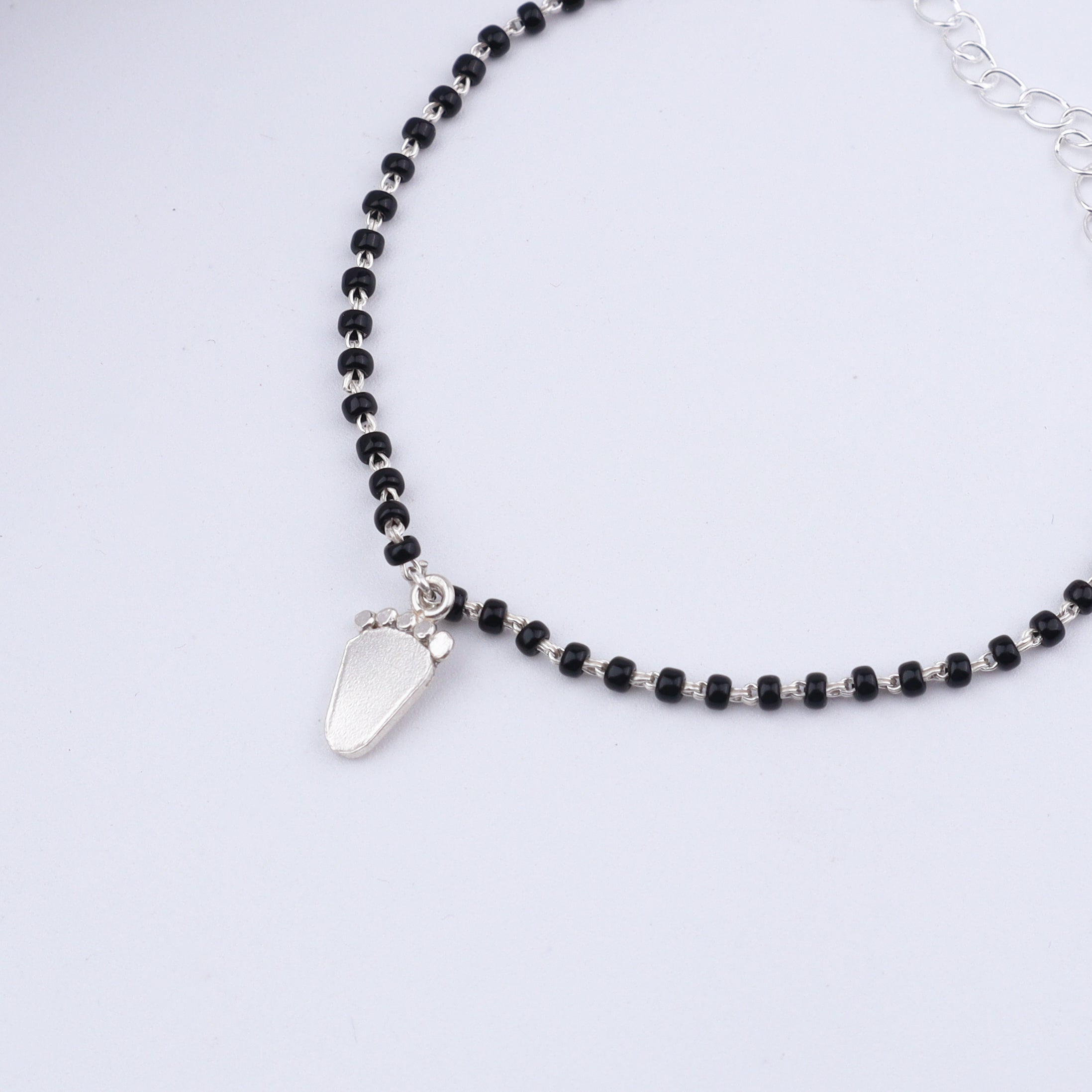 Silver Charm Mangalsutra bracelet