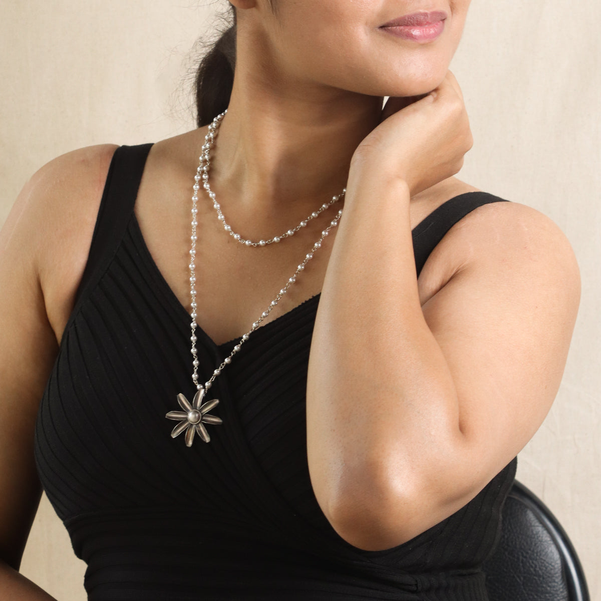 Gulbahaar Necklace with Pearls