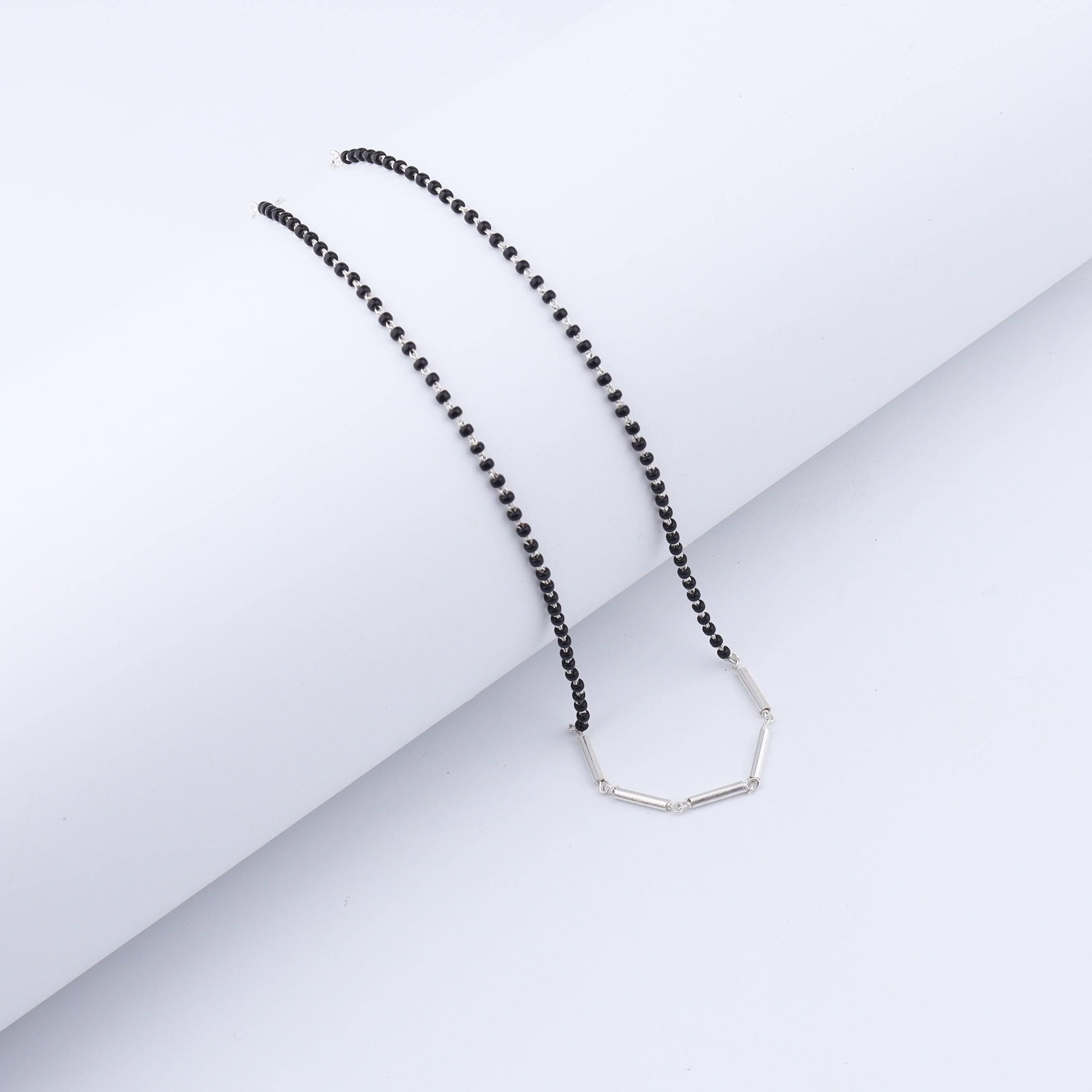 Silver Pipes Mangalsutra