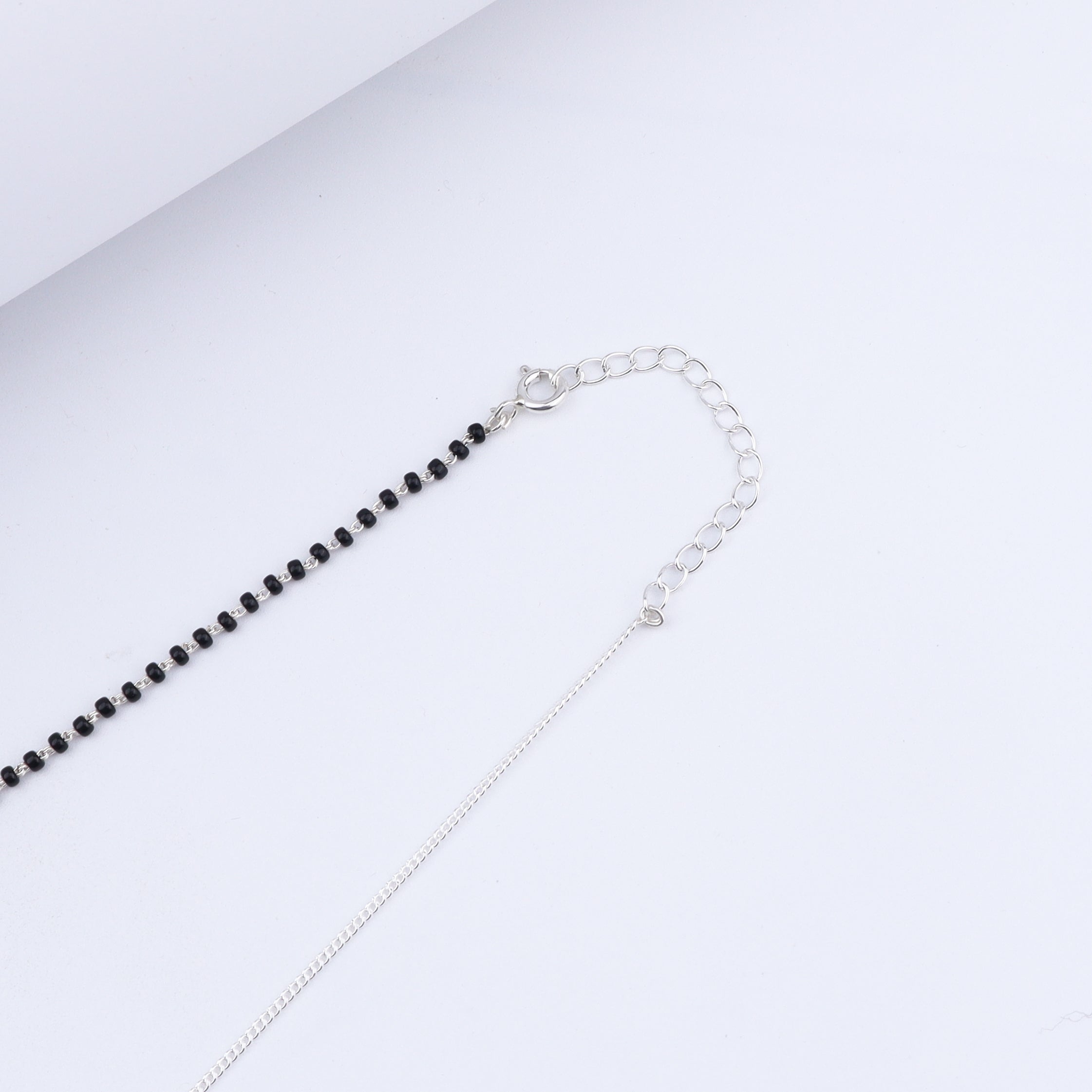 Half & Half: Silver Bead Mangalsutra