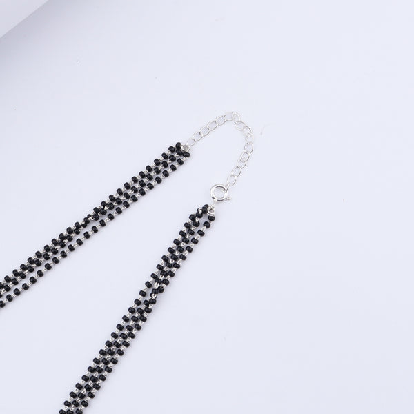 Handmade Silver Three layered Mangalsutra