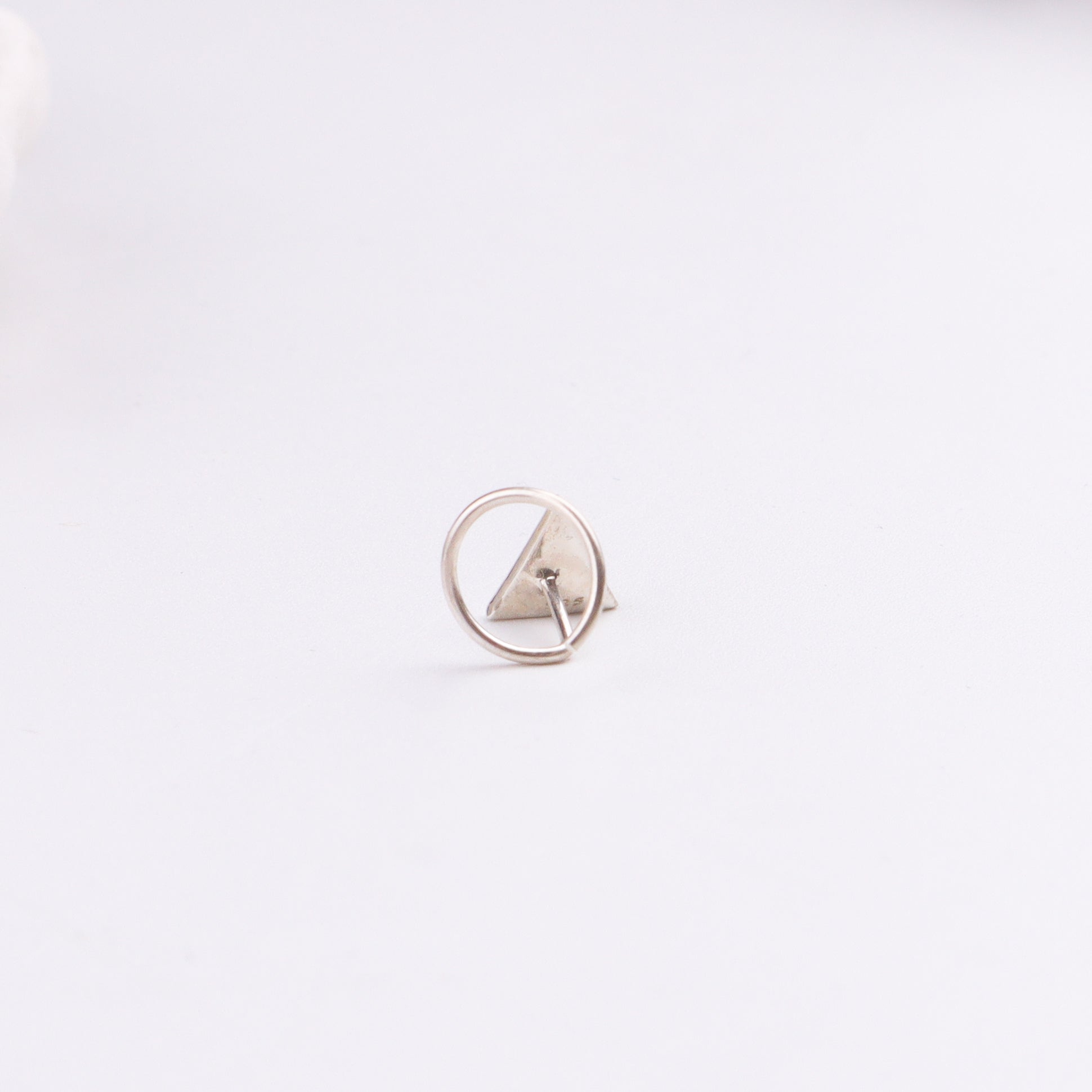 Triangle Nose pin ( Pierced )