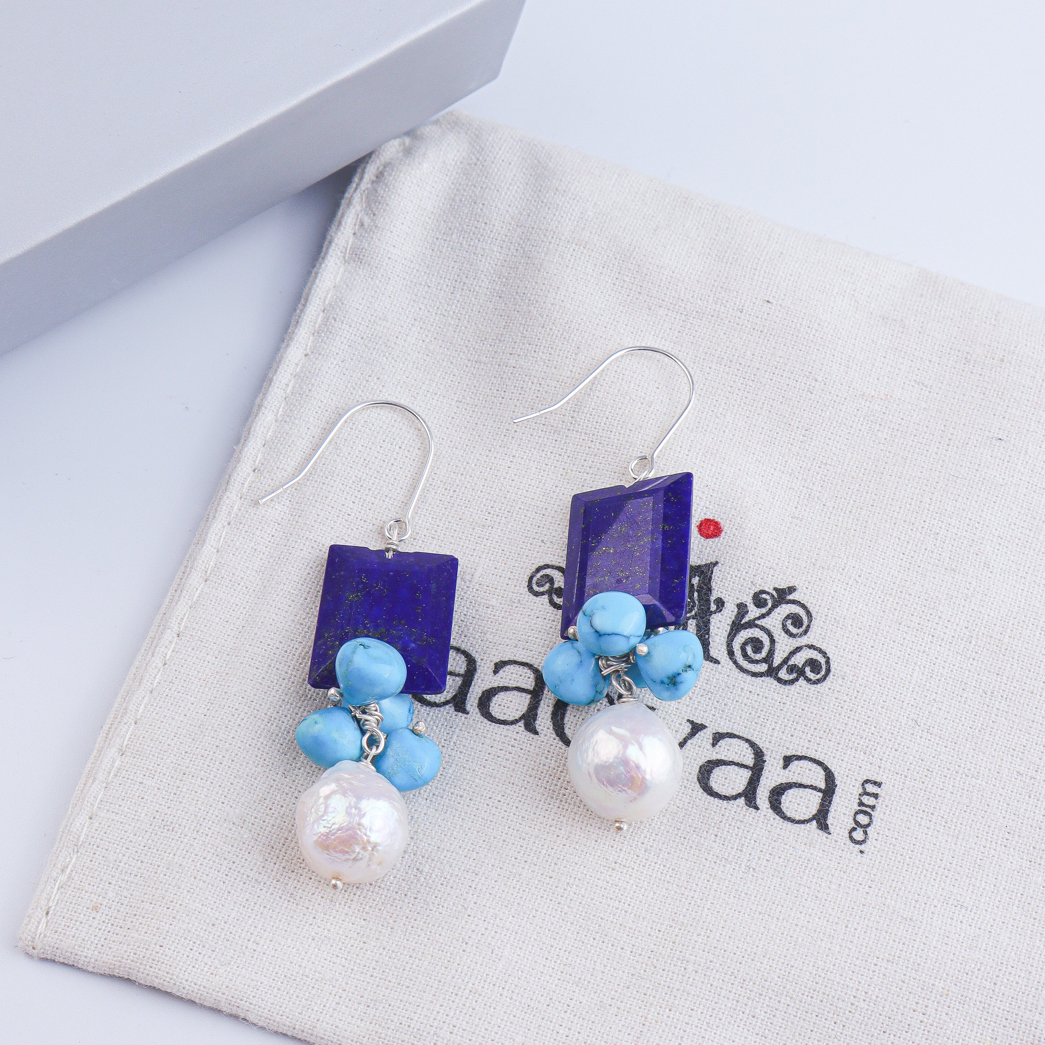 Lapis Cascade Earring