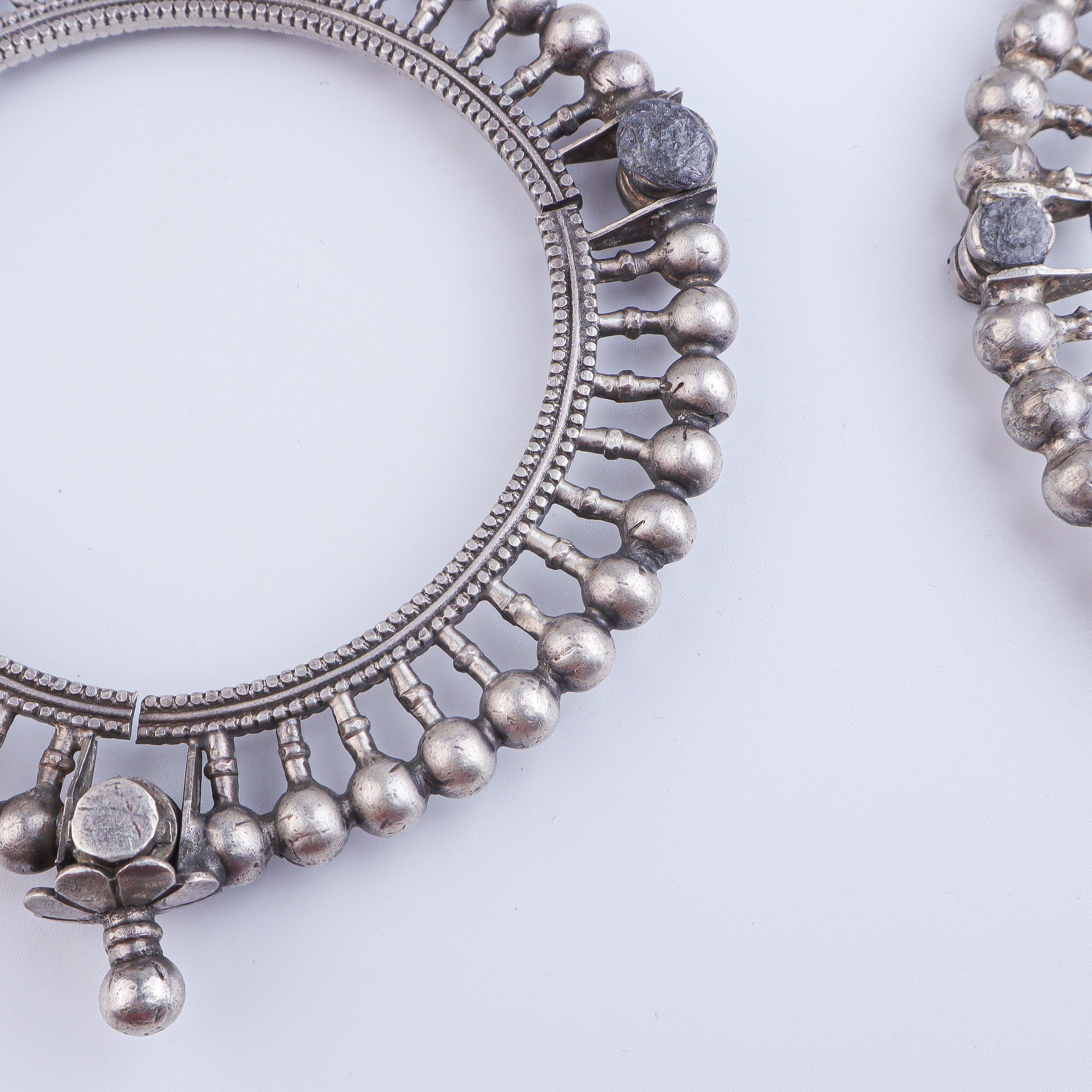 Antique Silver Bangles (Pair)