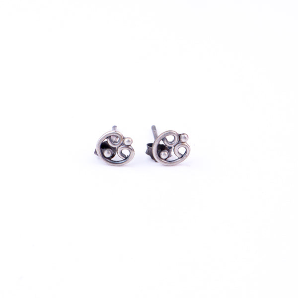 Oxidized Silver Delicate Gopadma Set