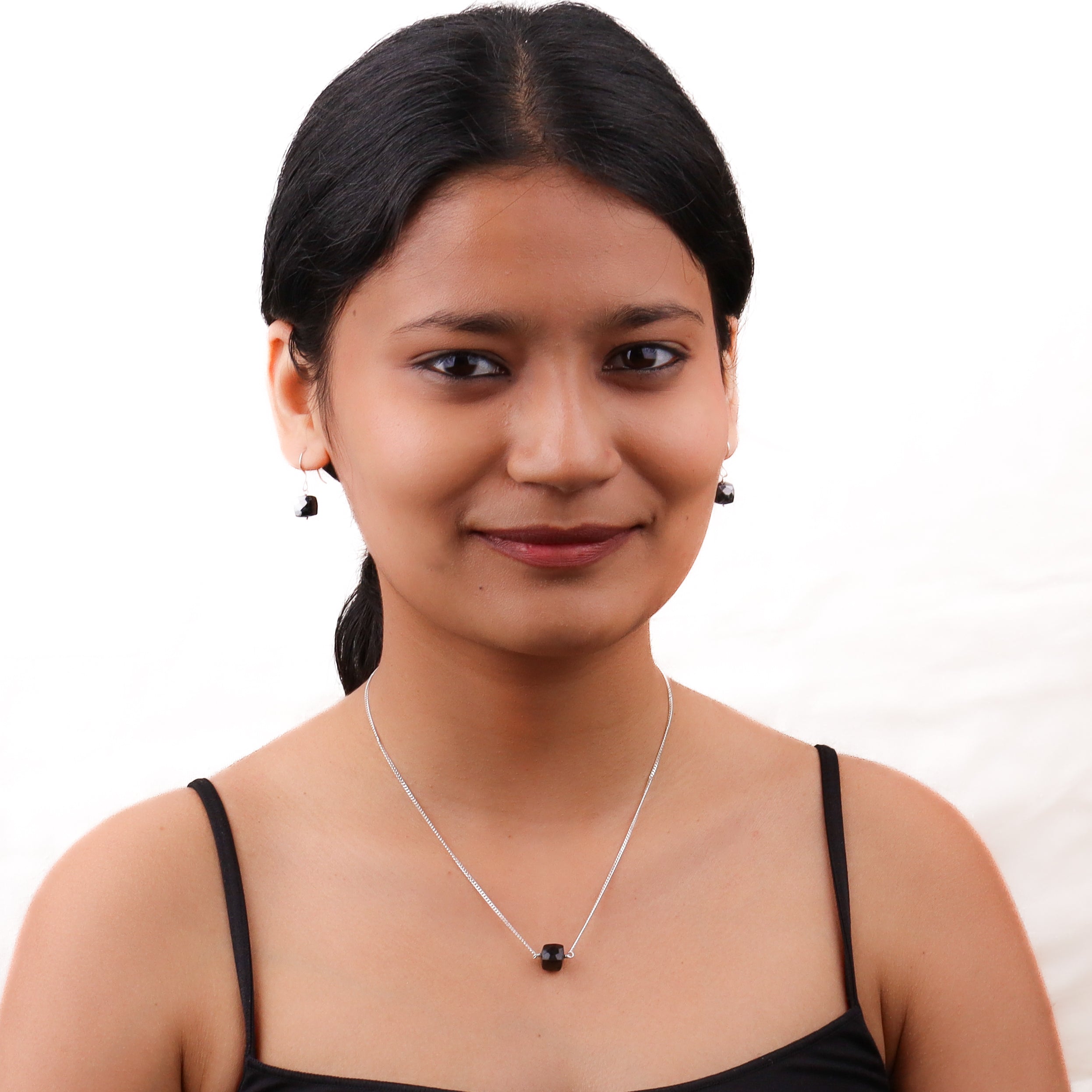 Black Spinel Set | 92.5 Silver