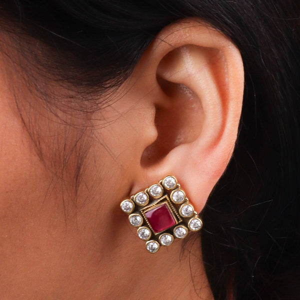 Brass Fashion Earring