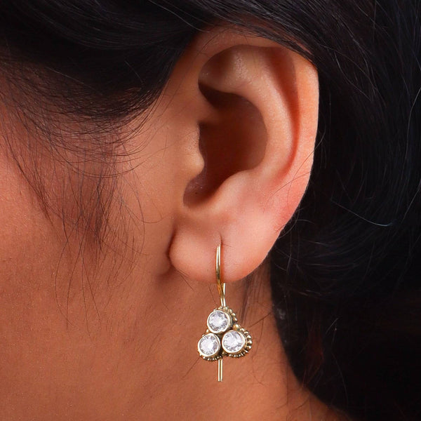 Brass Fashion Earring