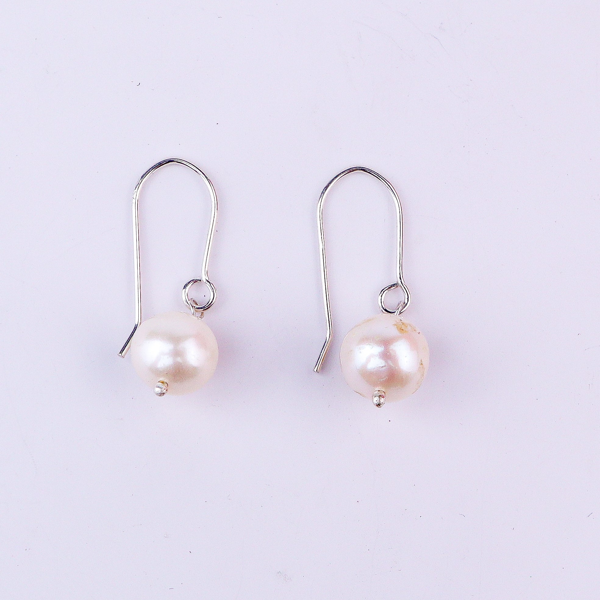 Classic pearl silver set - 10 mm fresh water pearl