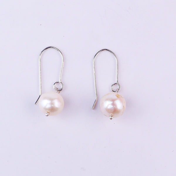 Classic pearl silver set - 10 mm fresh water pearl