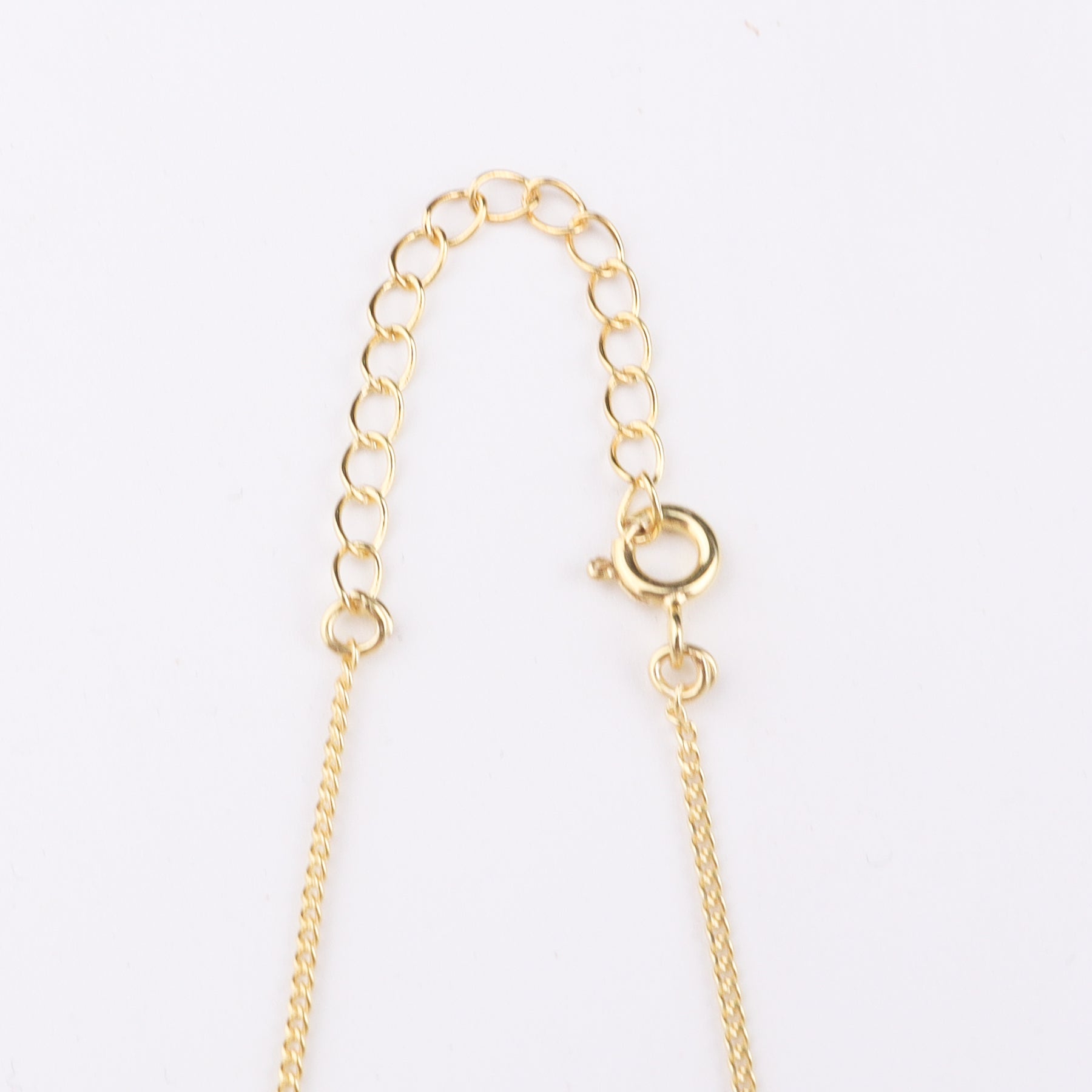 Silver CZ Saraswati Necklace | 22K Gold Plated