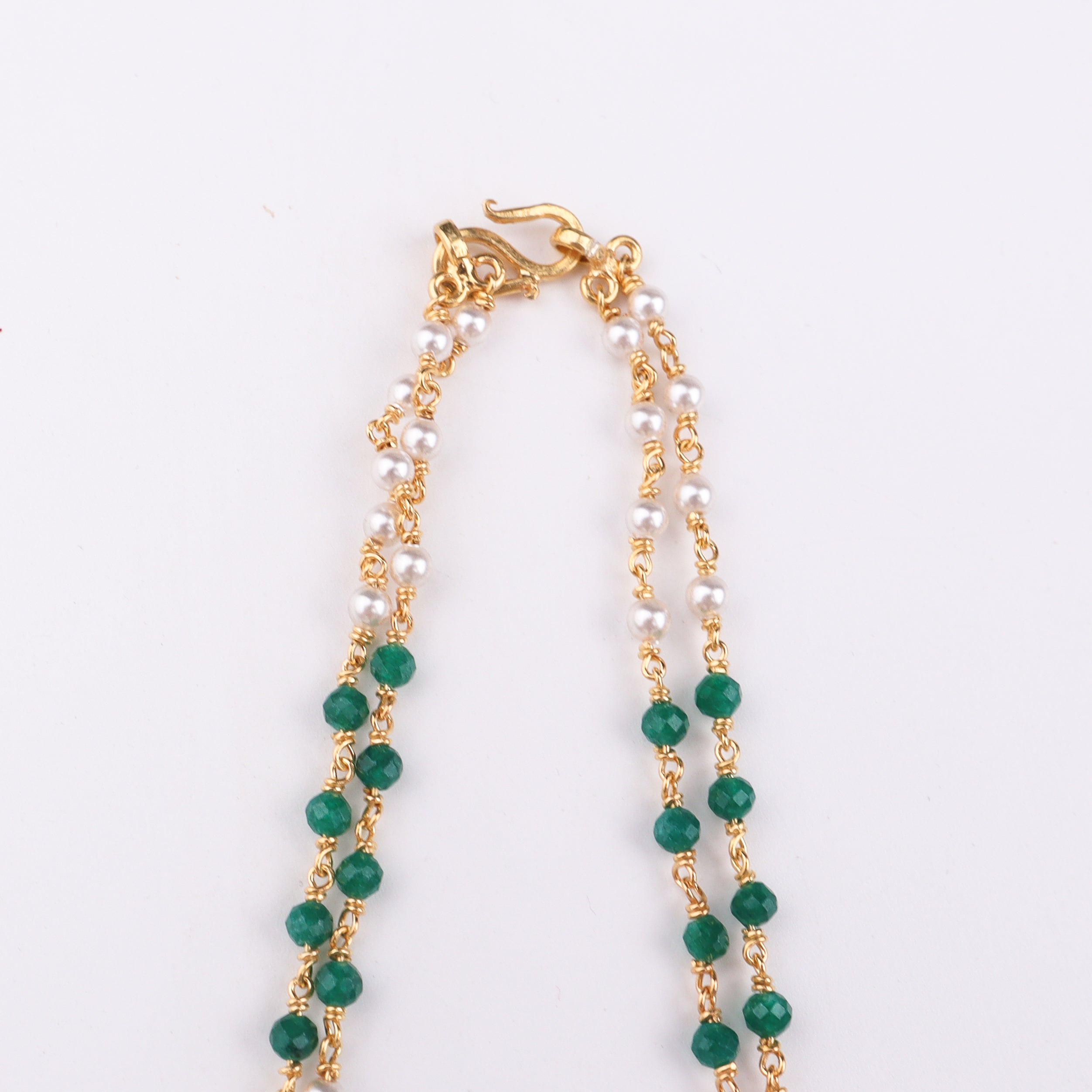 Silver Single Vatee Mangalsutra (Short) | 22K Gold Plated