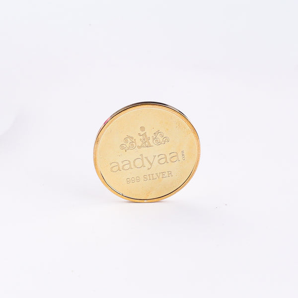 Tree of Life (Kalpavriksha) Silver Coin | 22K Gold Plated