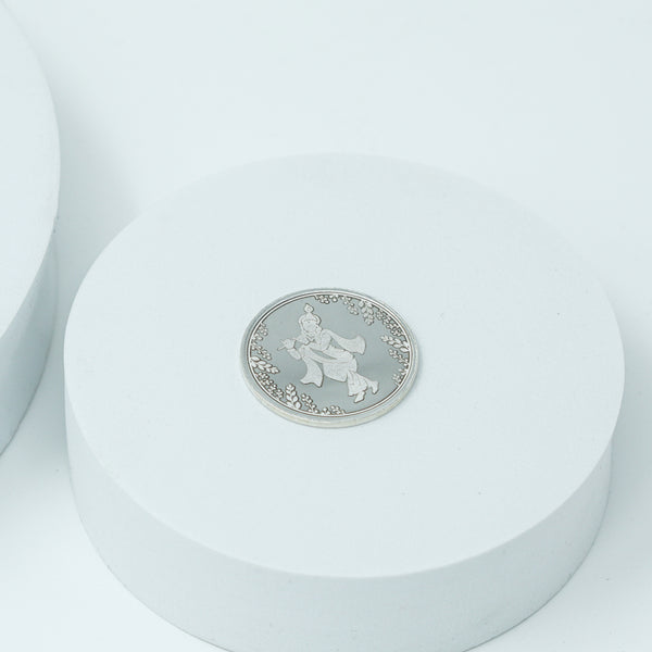 Silver Shree Krishna Coin - 10gm