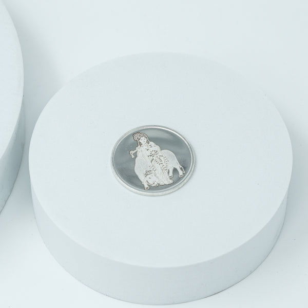 Silver Shree Krishna Coin - 10gm