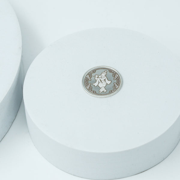 Silver Shree Krishna Coin - 5gm