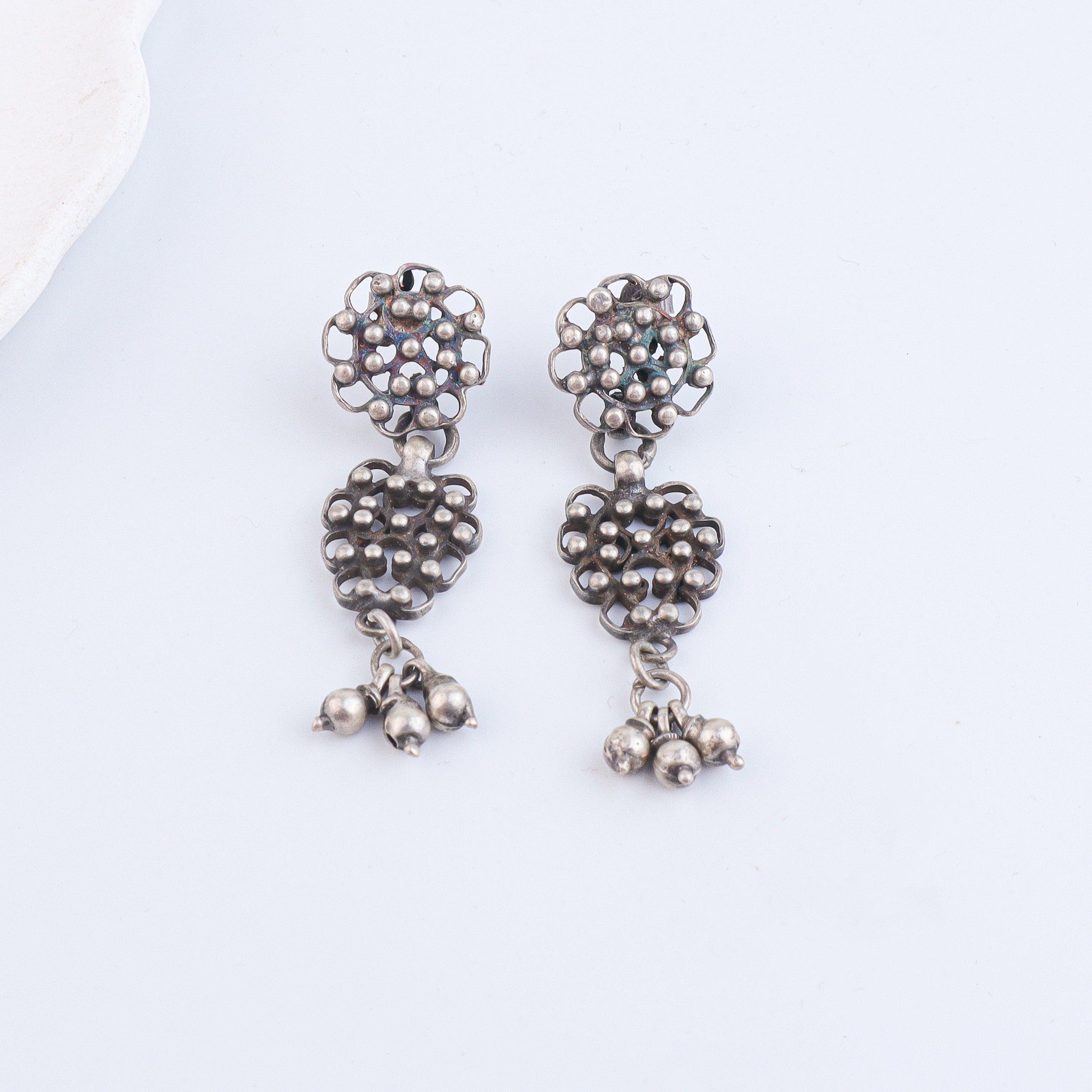 Antique Silver Earrings