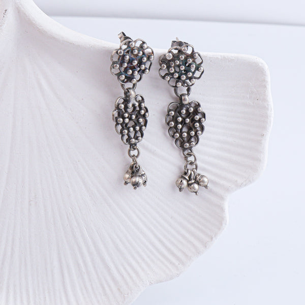 Antique Silver Earrings