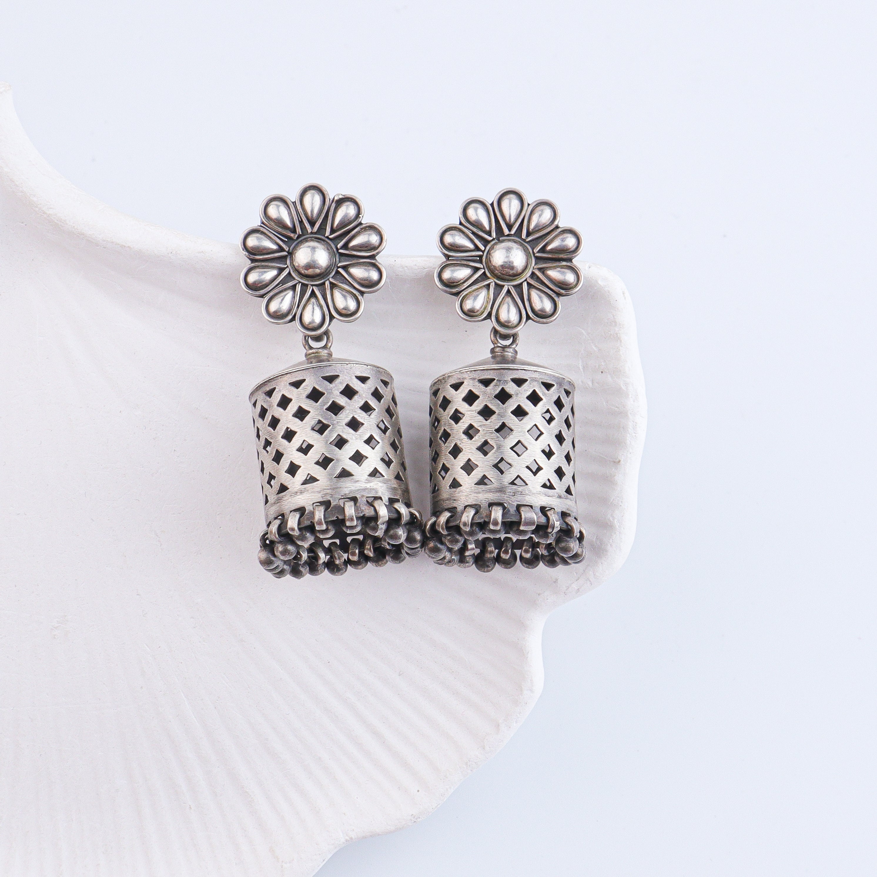 Antique Silver Earrings