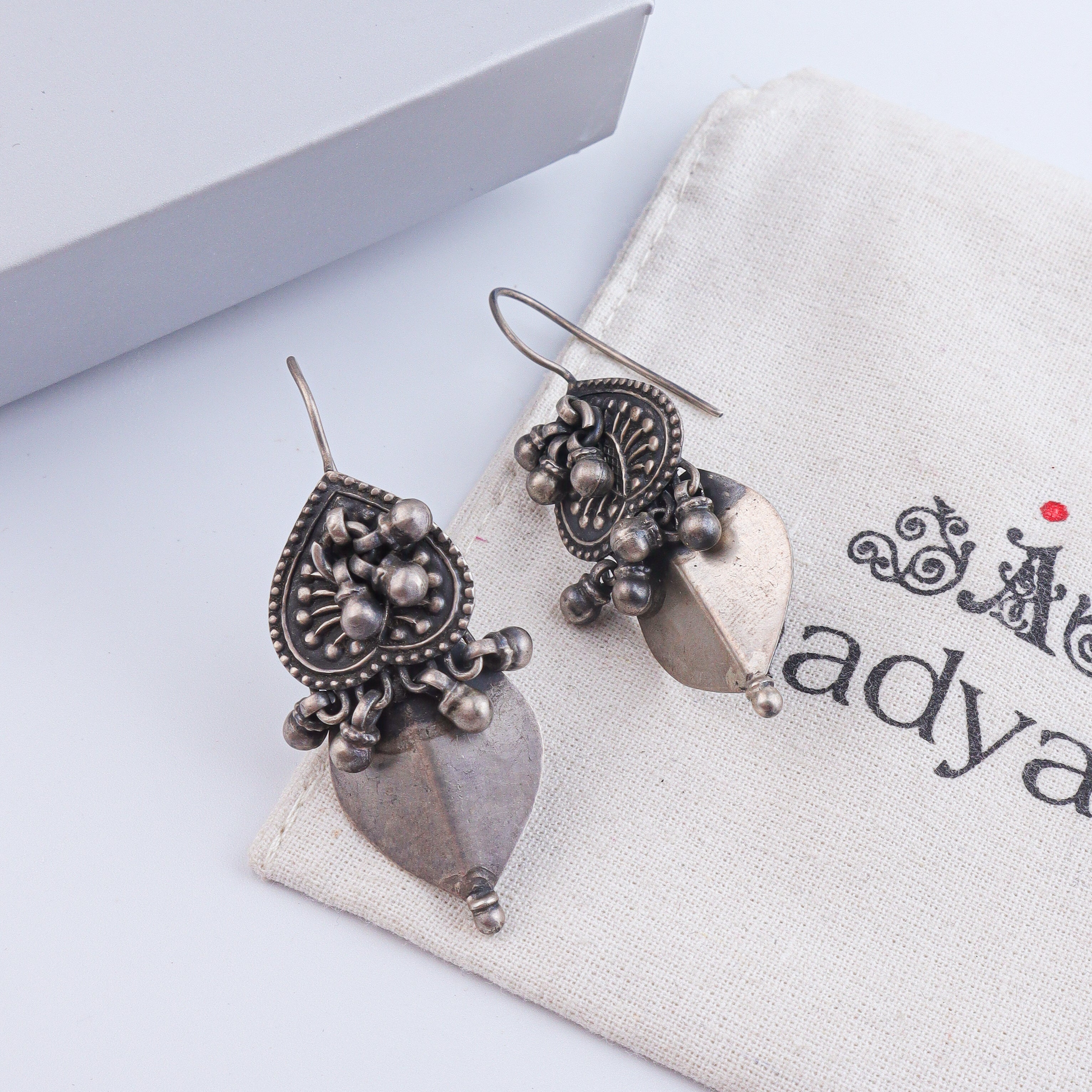 Antique Silver Earrings