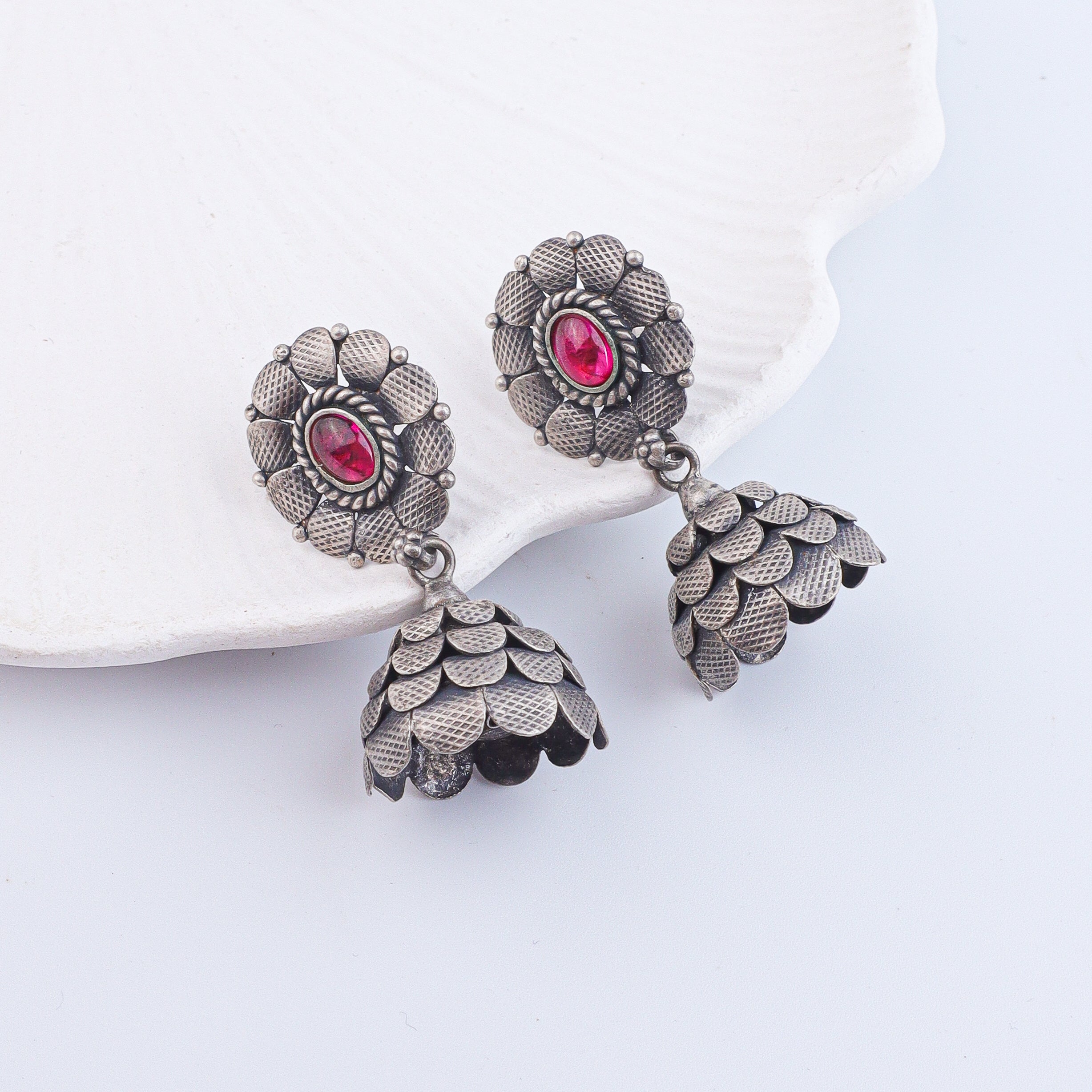 Antique Silver Earrings