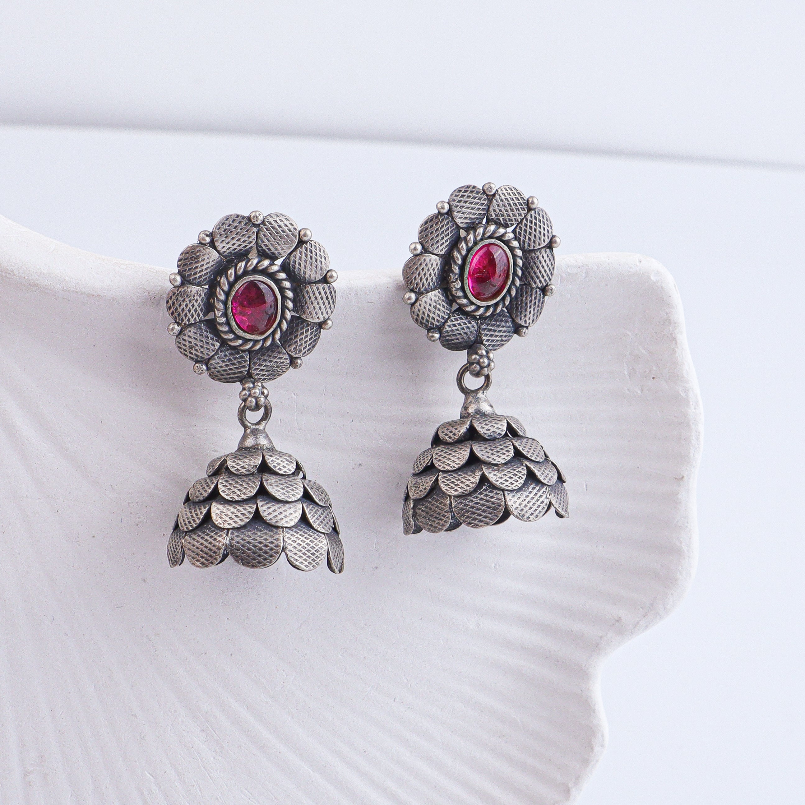 Antique Silver Earrings