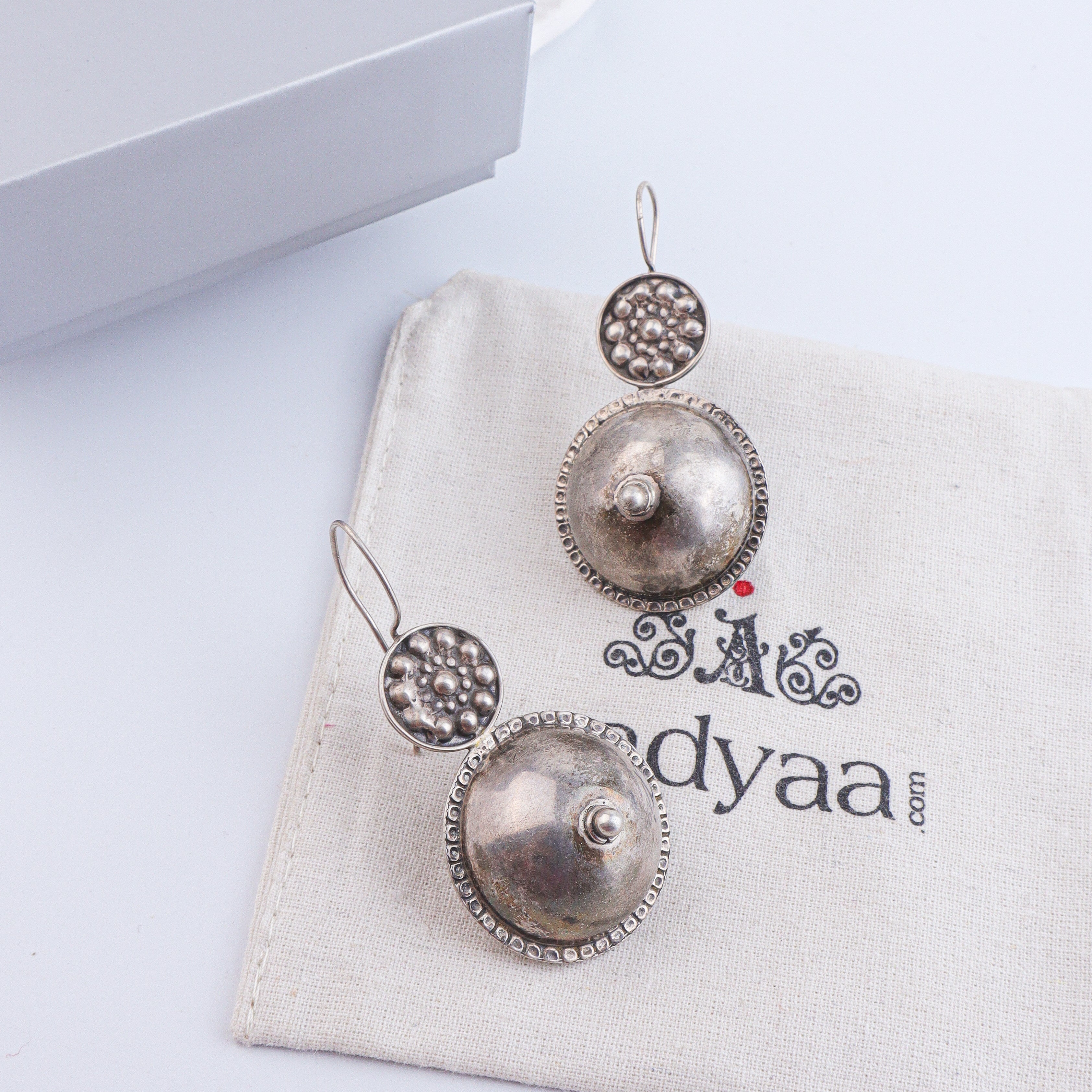 Antique Silver Earrings