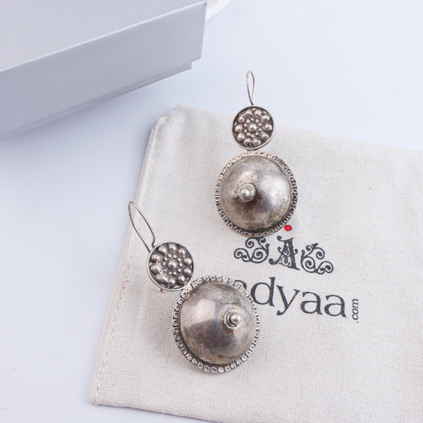 Antique Silver Earrings