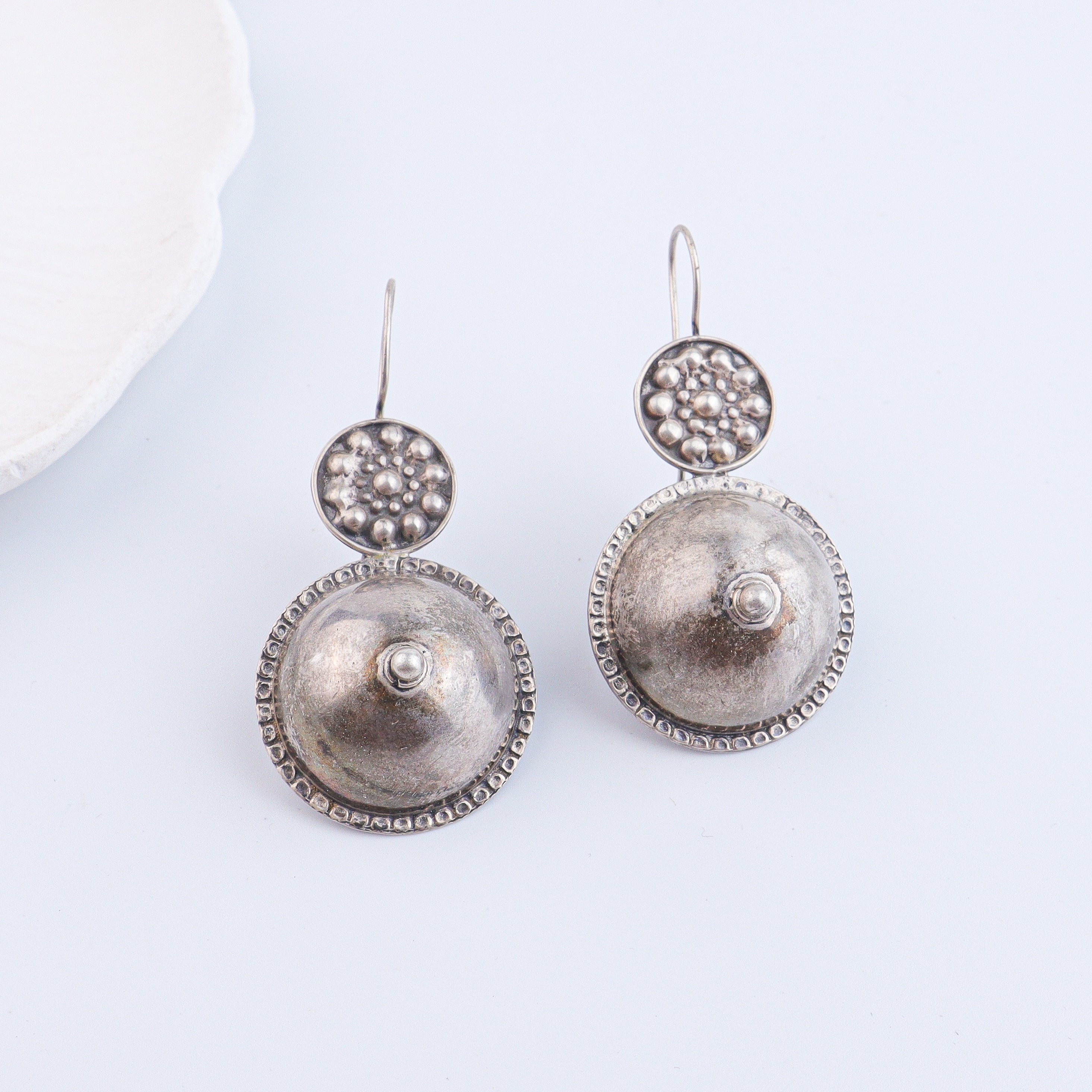 Antique Silver Earrings