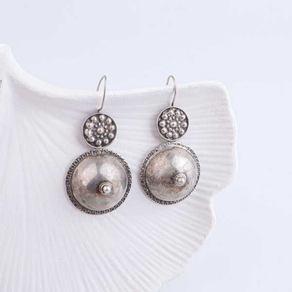 Antique Silver Earrings