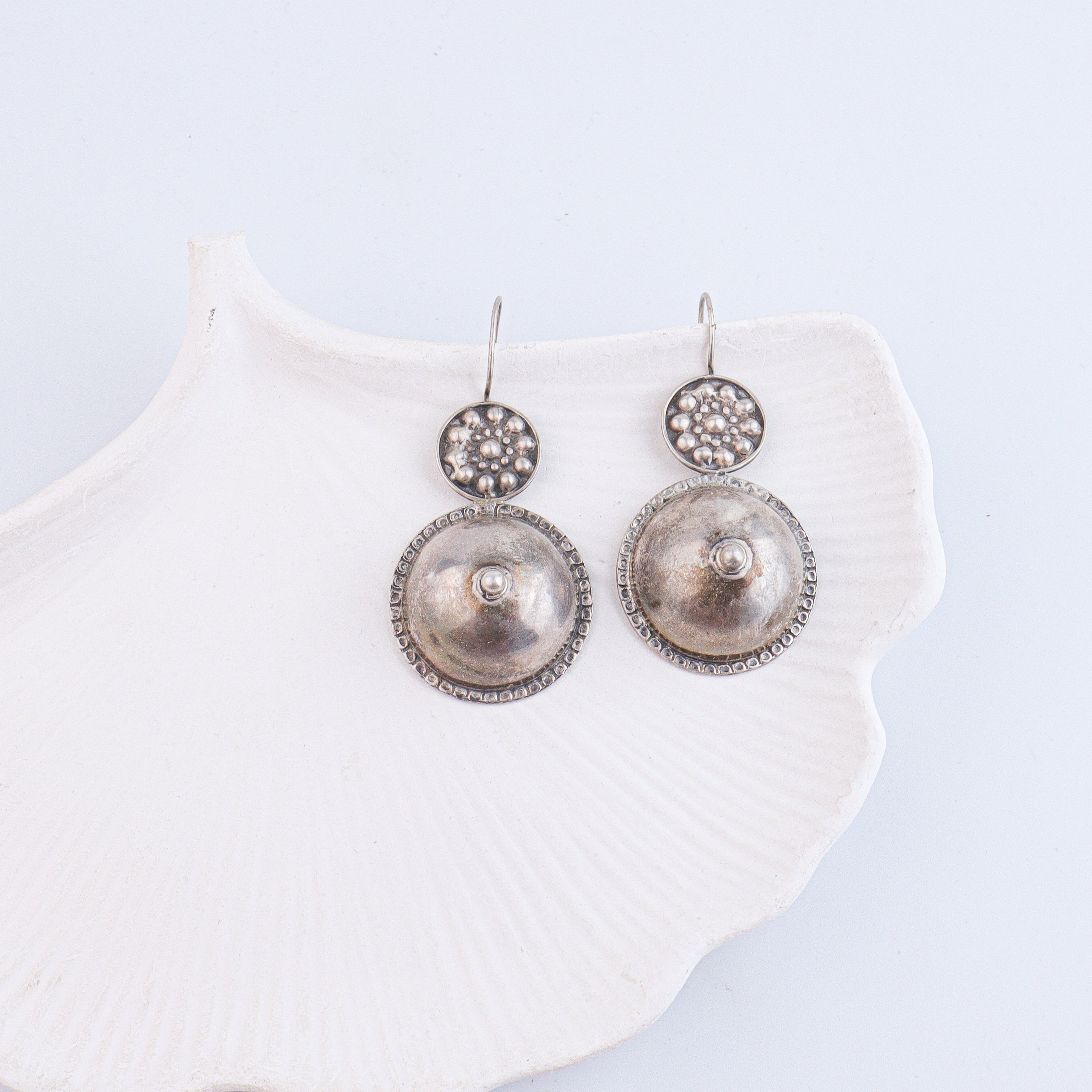 Antique Silver Earrings