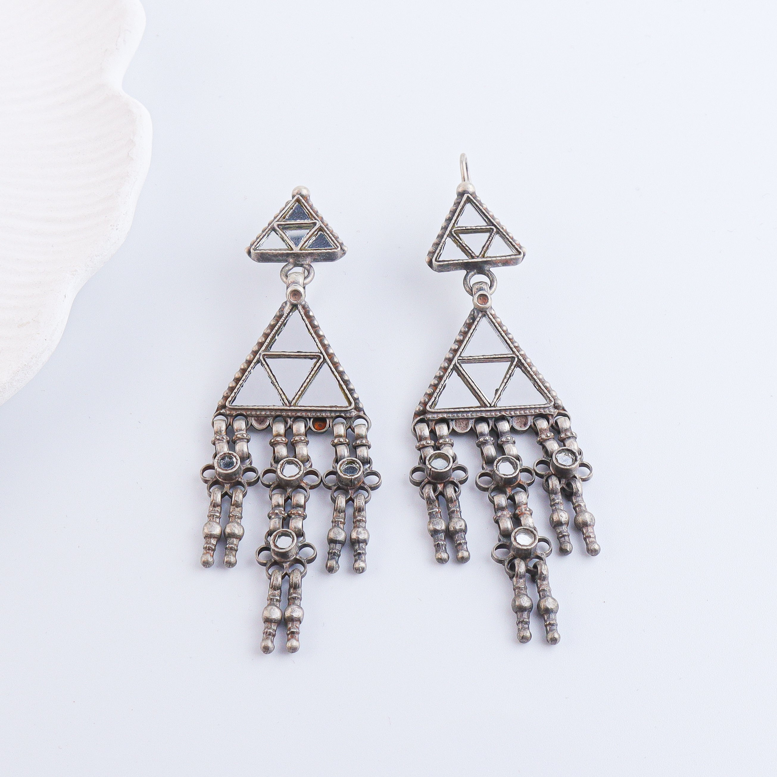 Antique Silver Earrings