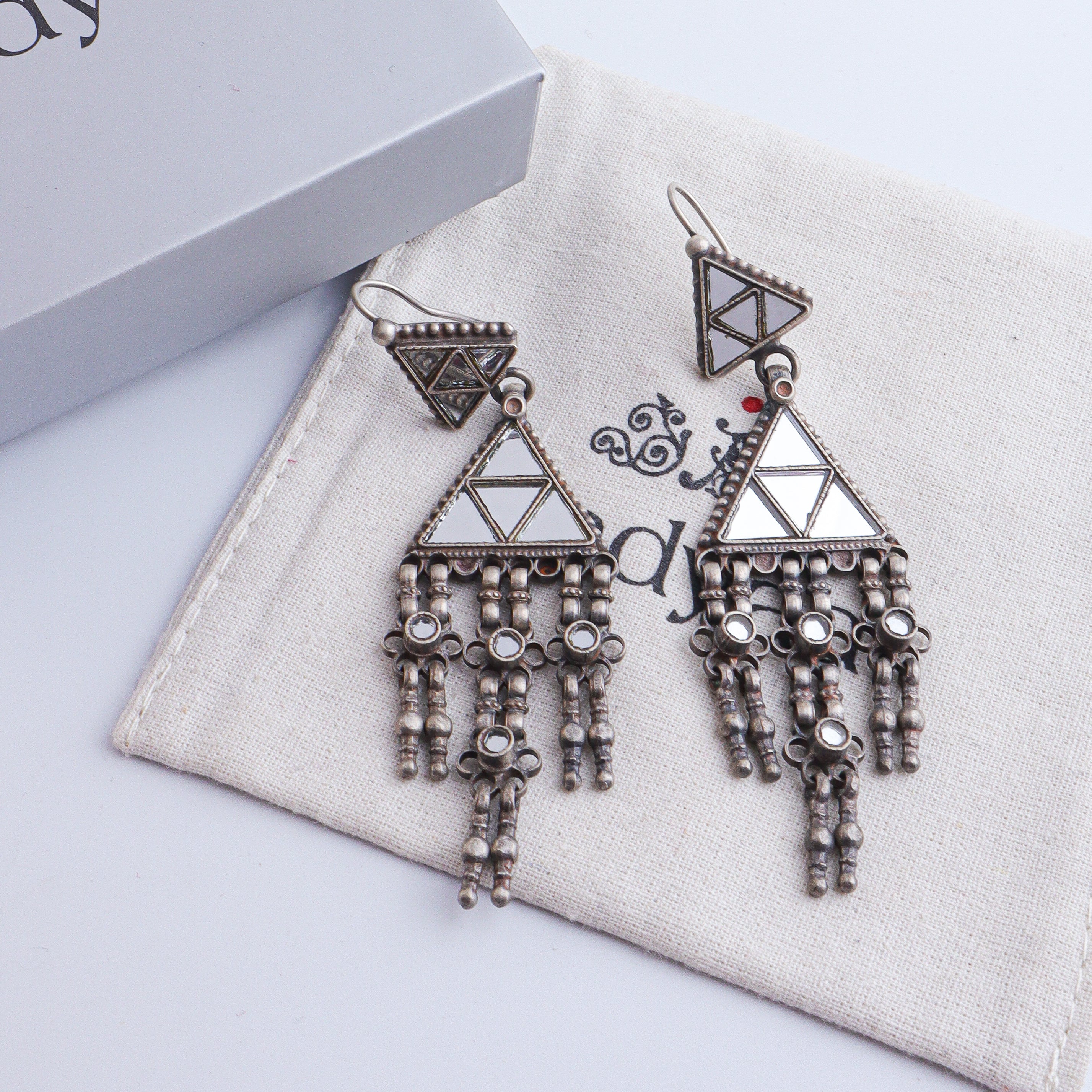 Antique Silver Earrings