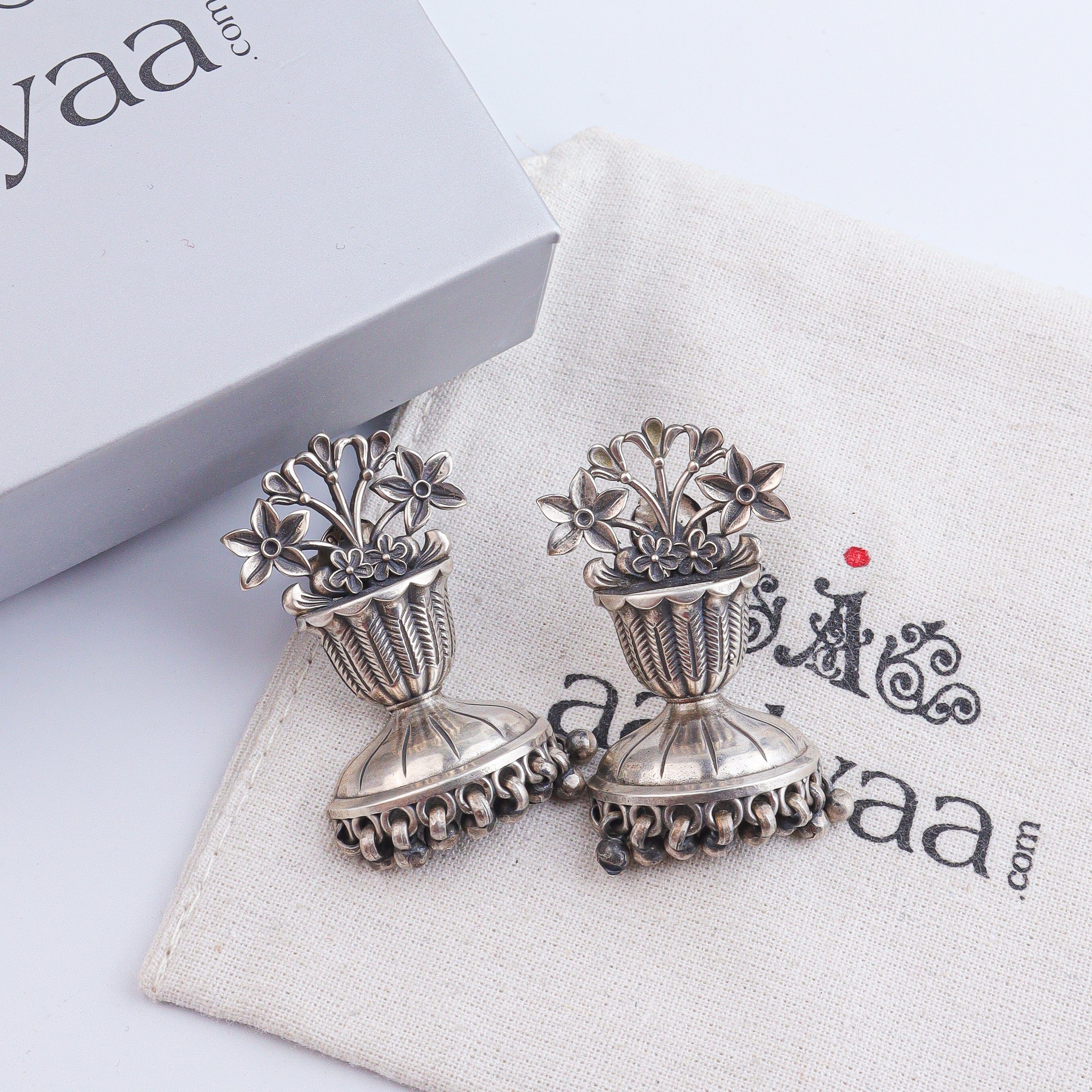 Antique Silver Earrings