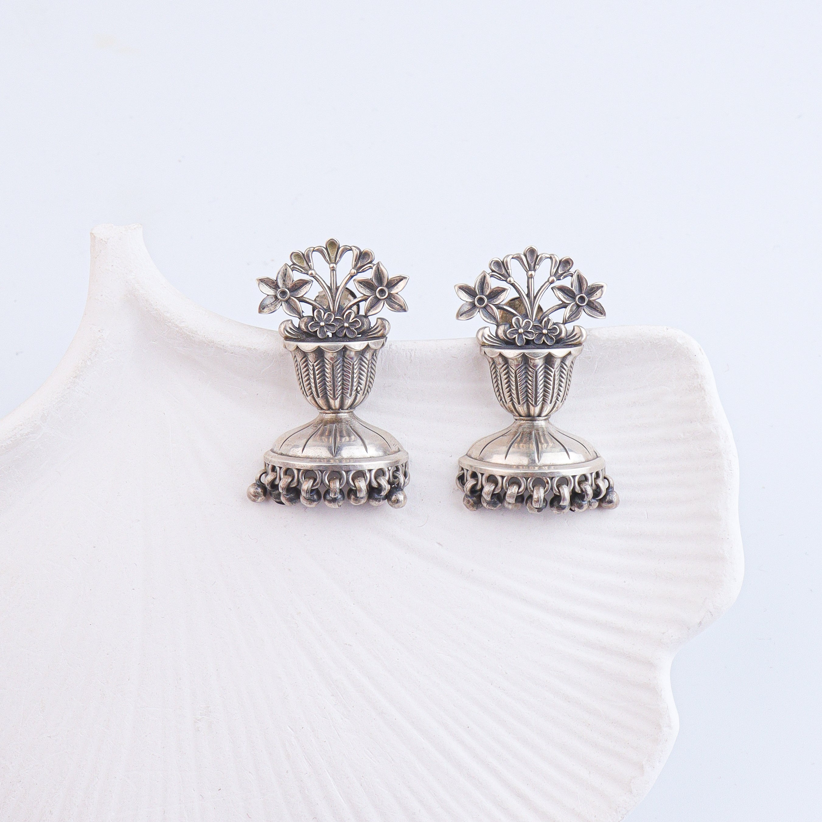Antique Silver Earrings