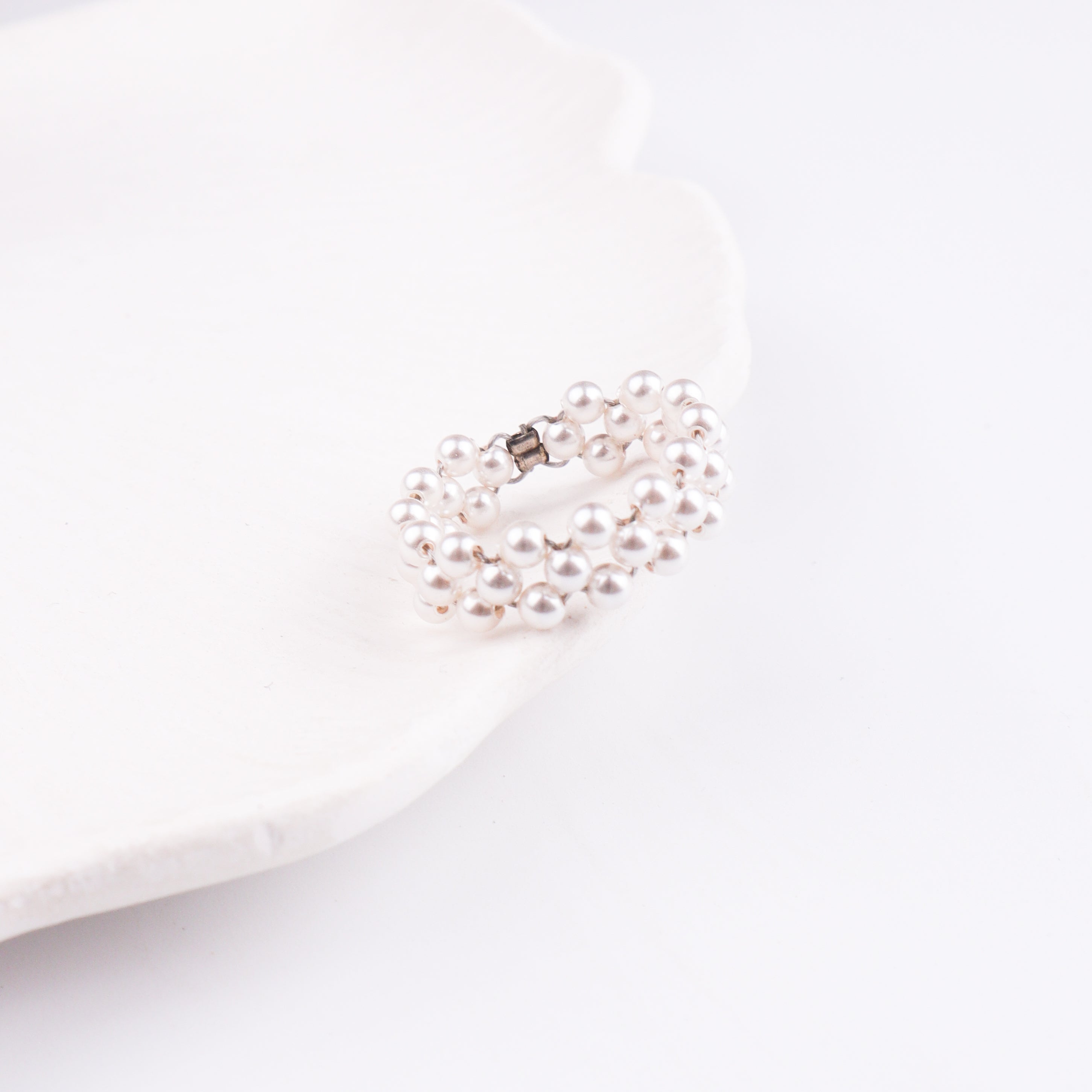 Handmade Pearl Ring | 92.5 Silver
