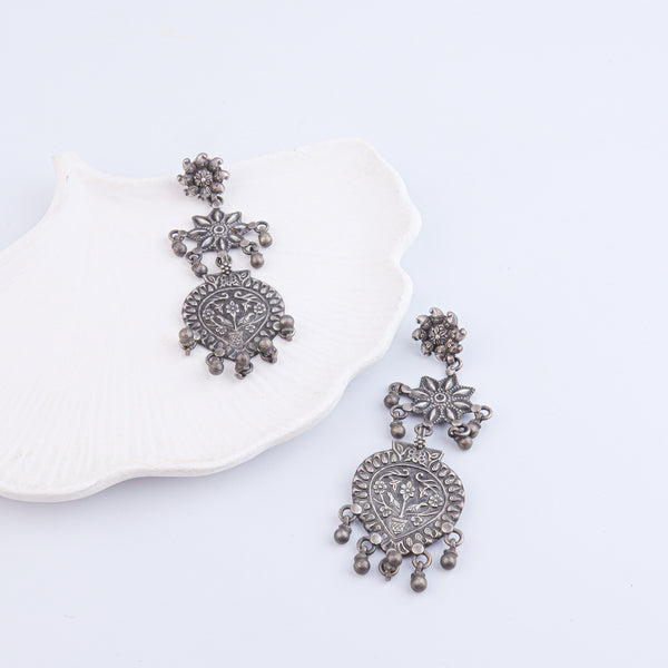 Antique Silver Earrings