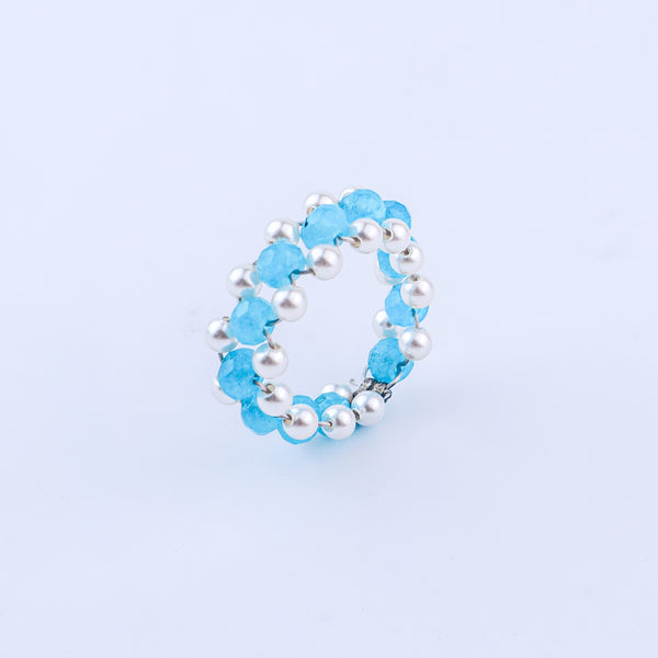 Jade and Pearls Ring