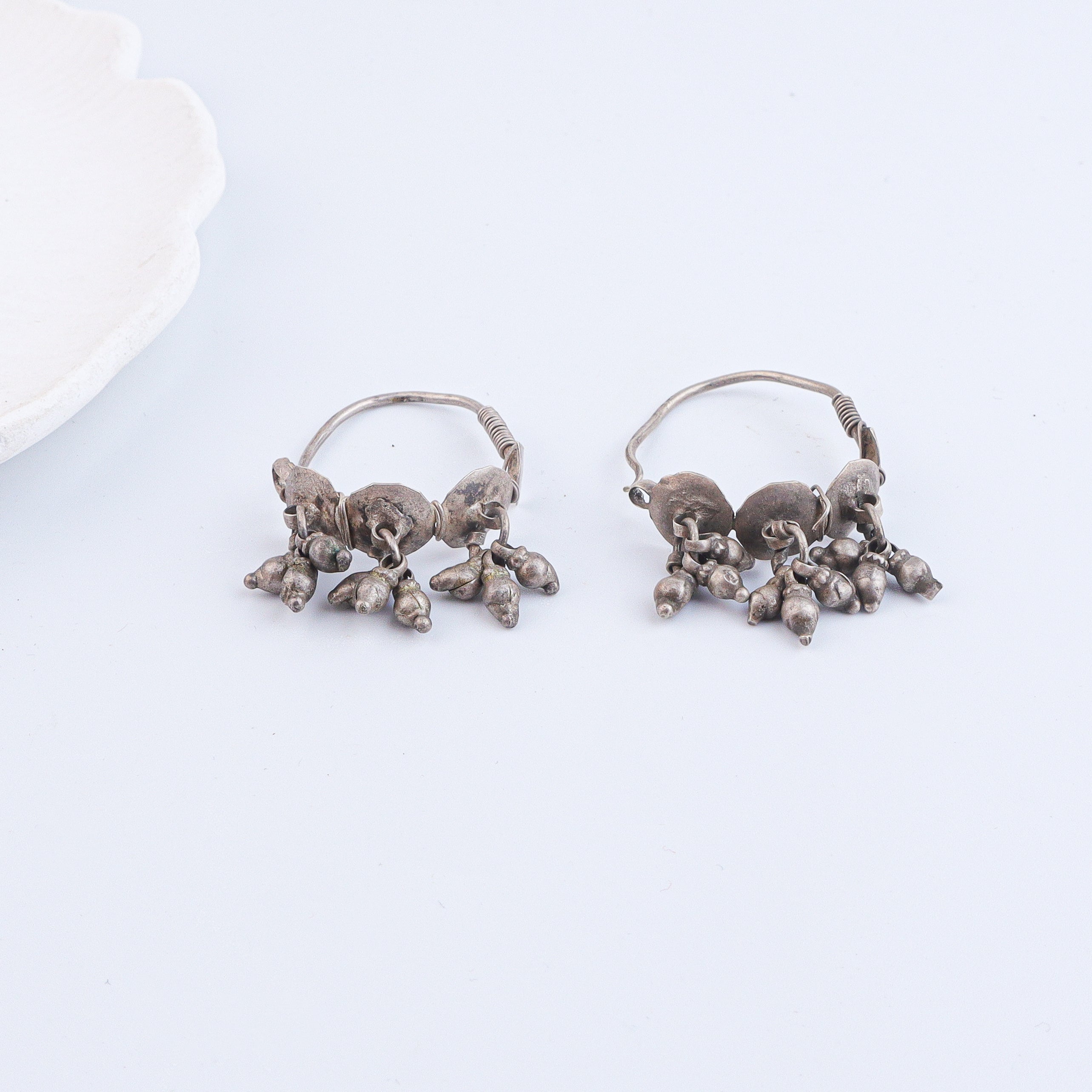 Antique Silver Earrings