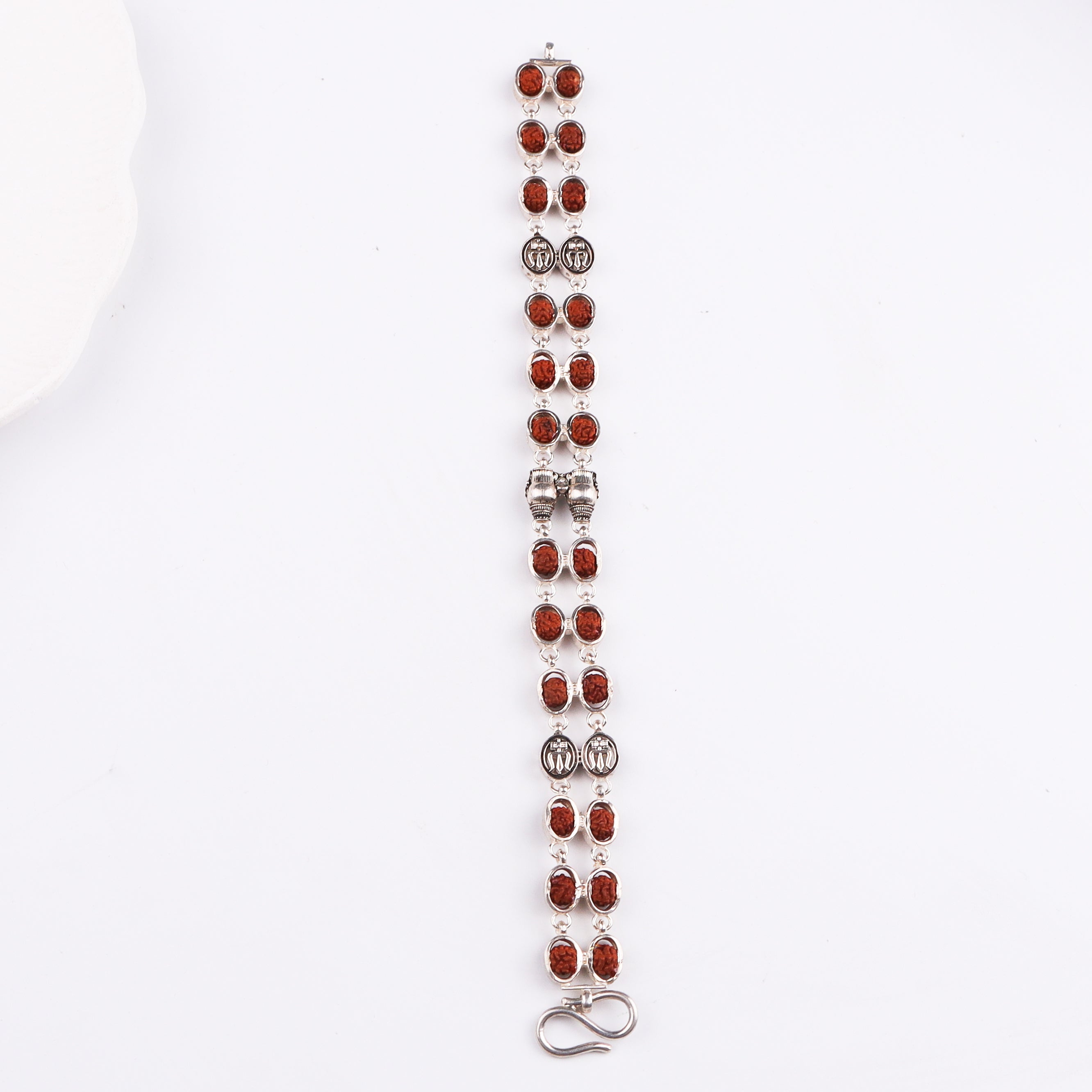 Rudraksha Men's Bracelet | 92.5 Silver