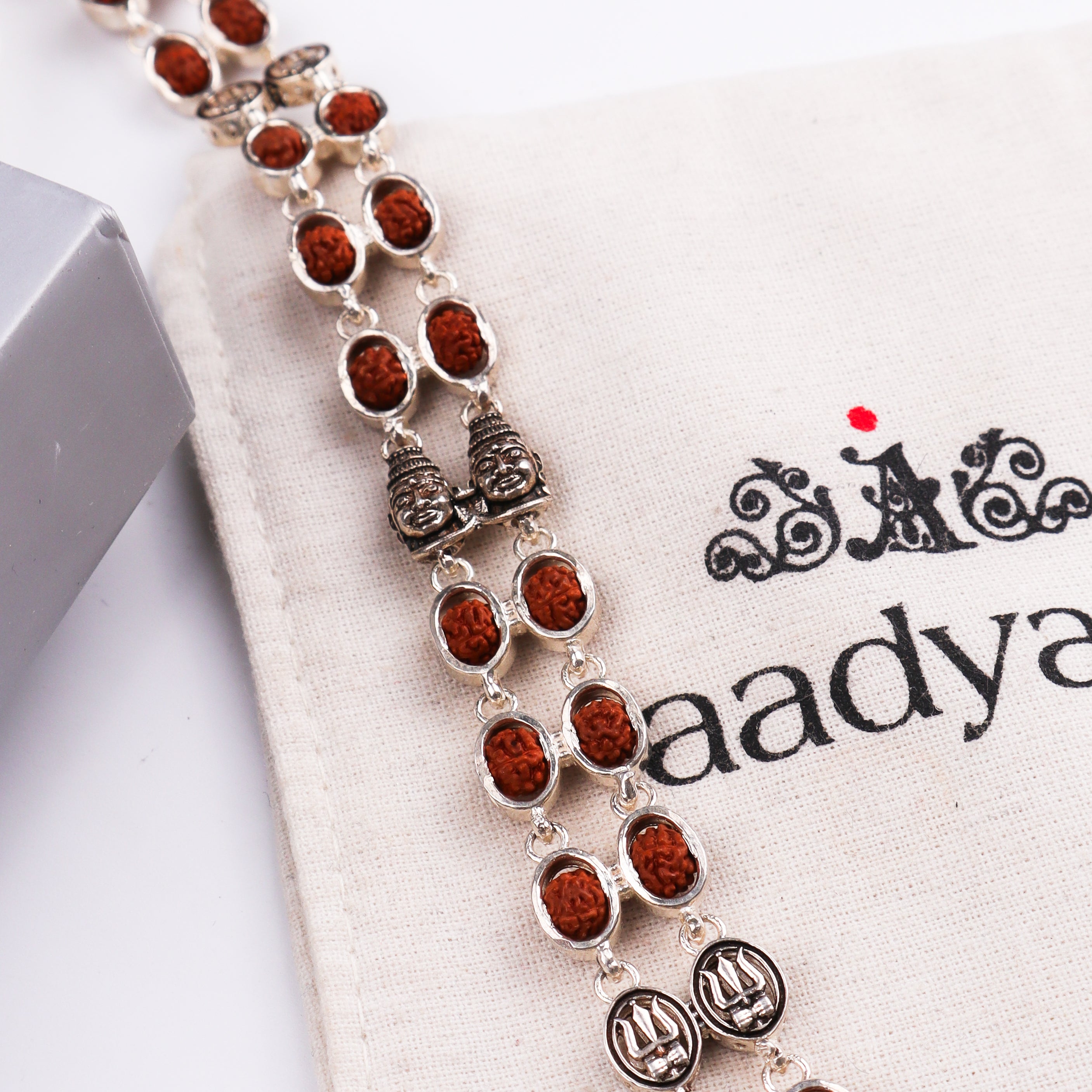 Rudraksha Men's Bracelet | 92.5 Silver