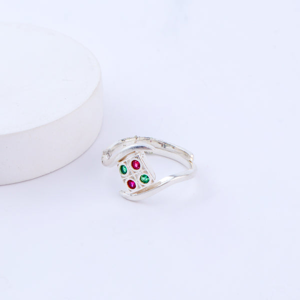 Silver Nakshatra Ring